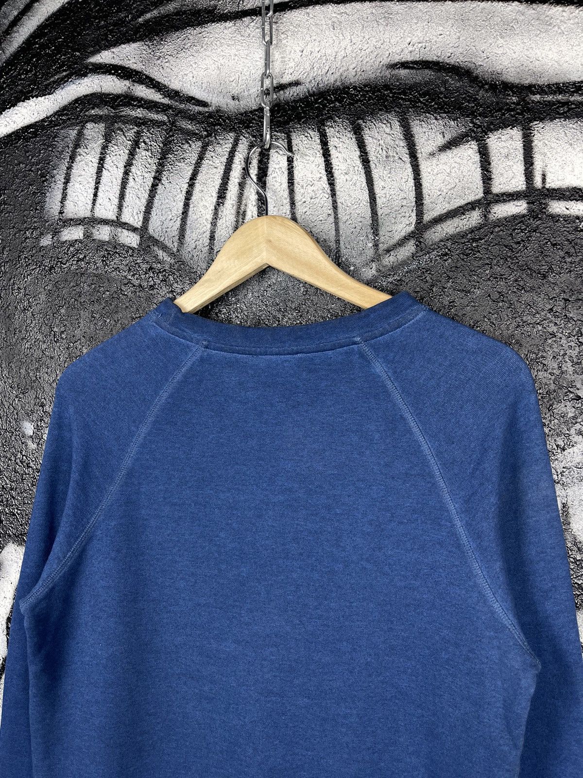 A.P.C. A.P.C. Vintage Blue Cotton Crew Neck Sweatshirt Size Small Size US S / EU 44-46 / 1 - 6 Thumbnail