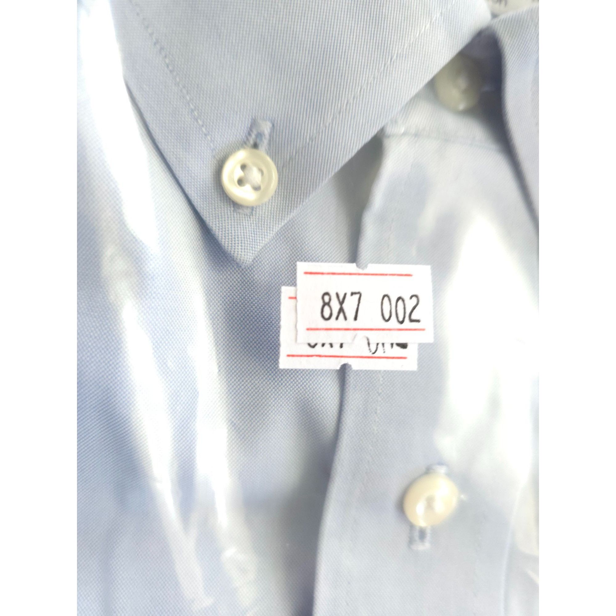Cremieux Cremieux Mens 100% Pima Cotton Non-Iron Dress Shirt Light Bl Size US XL / EU 56 / 4 - 6 Thumbnail