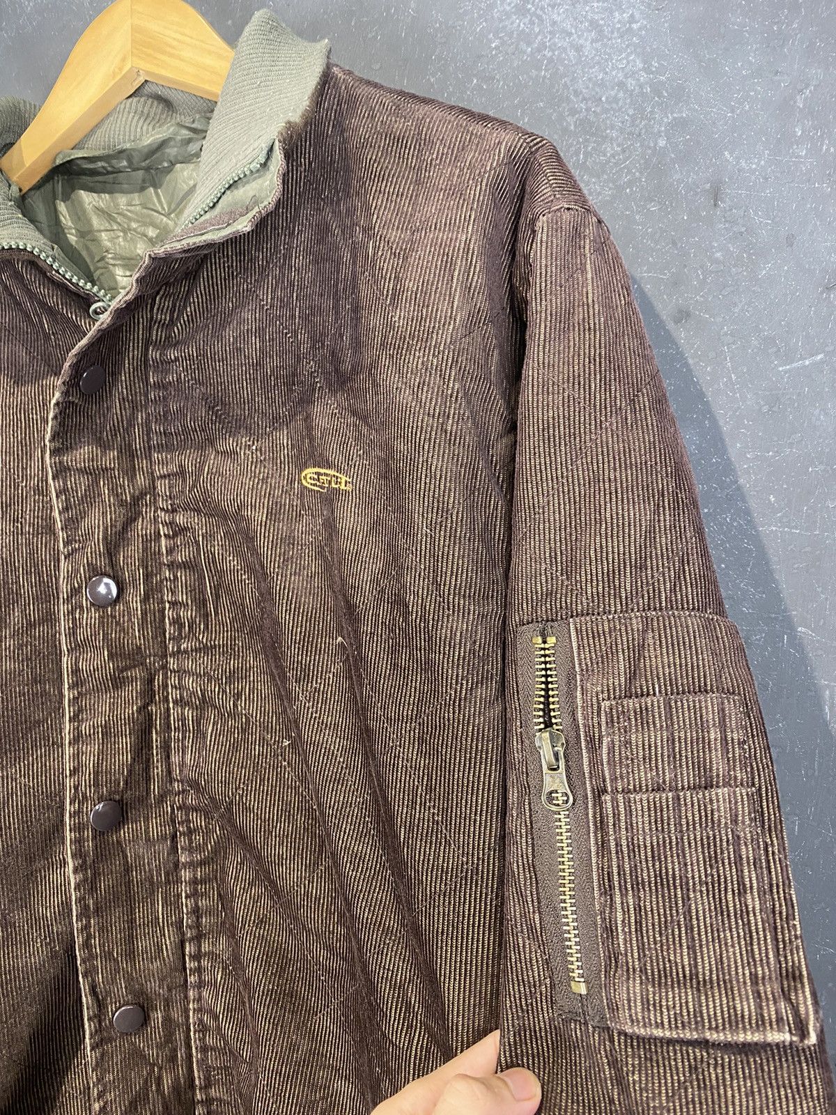 Other Vintage CRU Surf Skate Corduroy Reversible Jacket Size US L / EU 52-54 / 3 - 4 Thumbnail