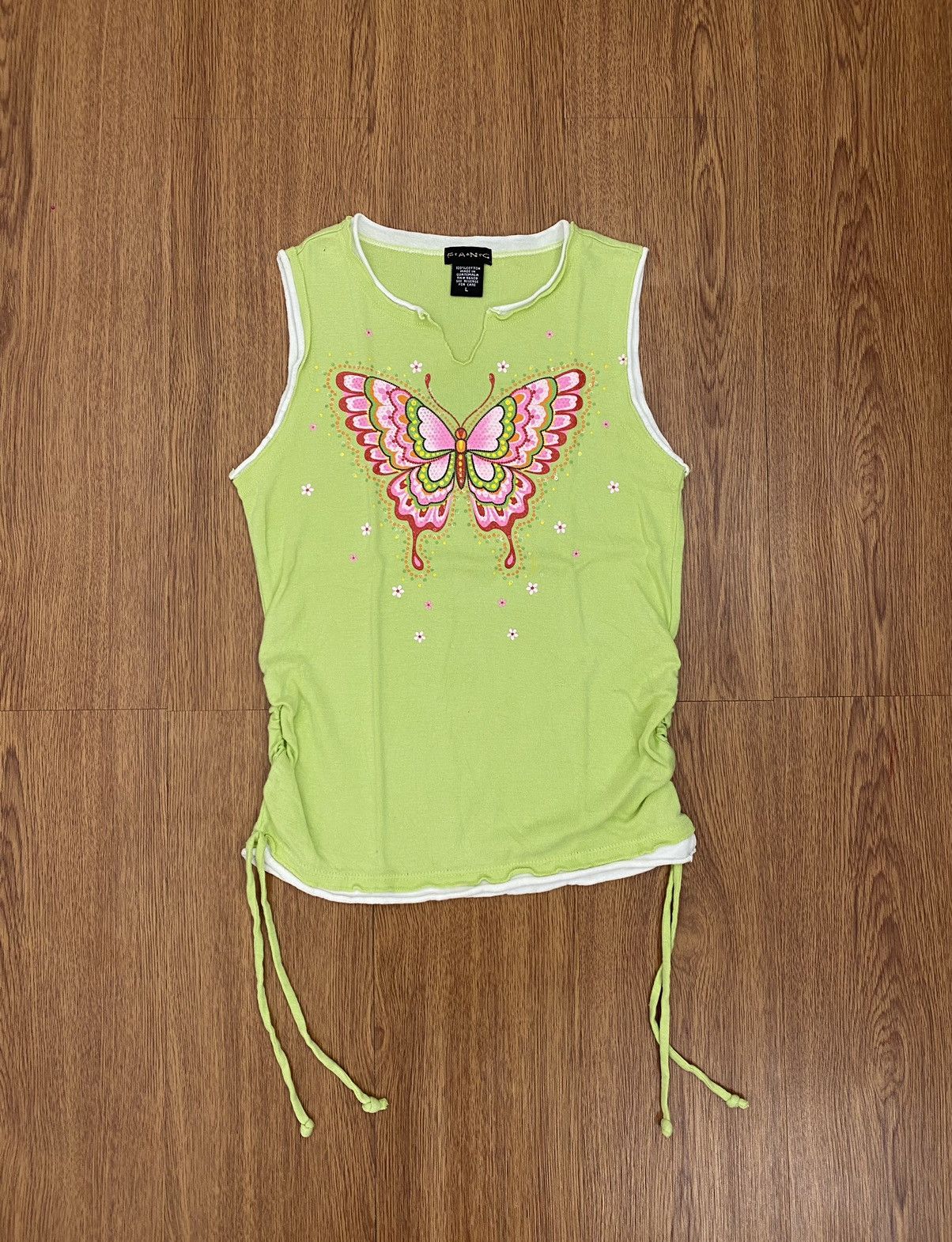 Vintage Y2K Fang butterfly sleeveless Size L / US 10 / IT 46 - 1 Thumbnail