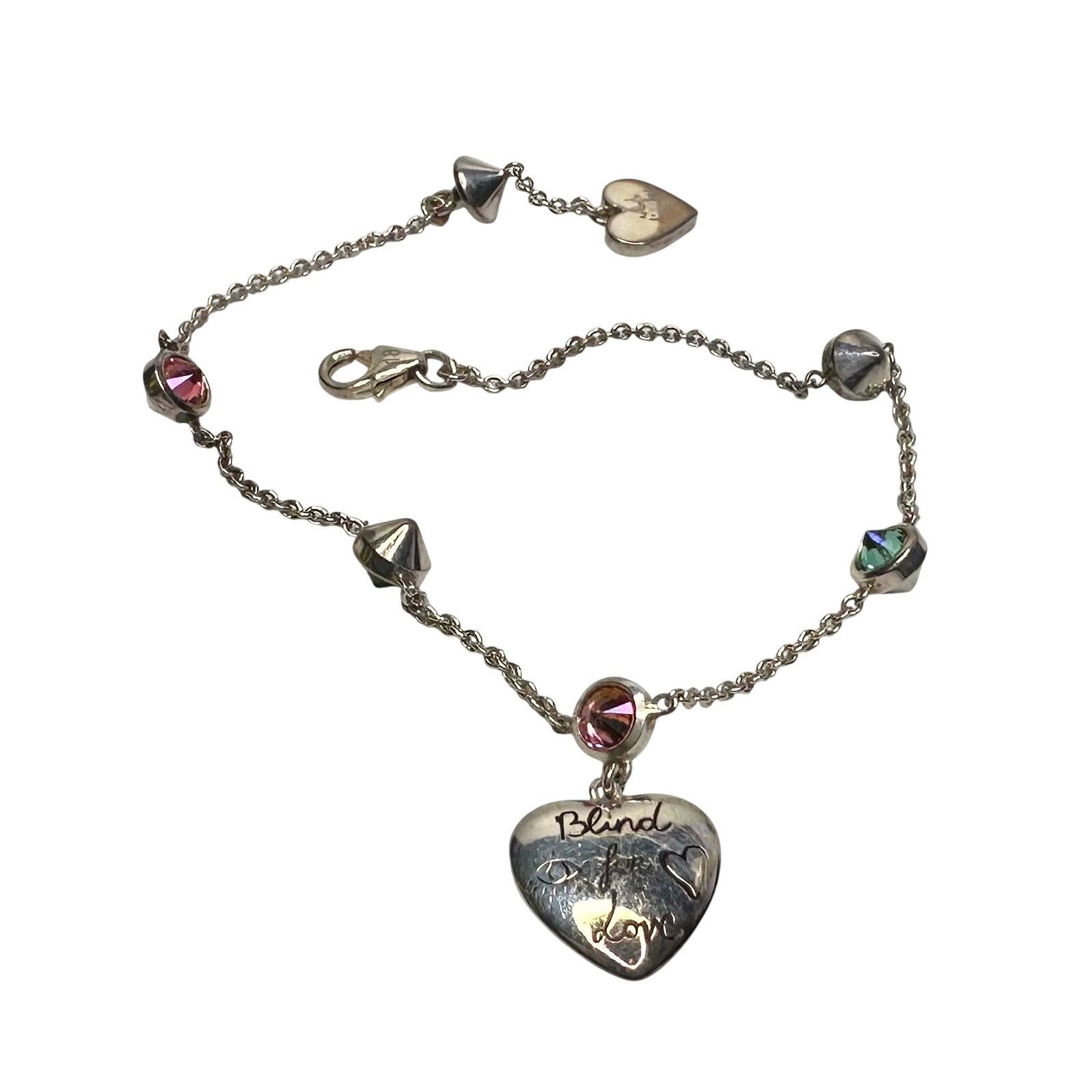 Gucci Gucci 'Blind for Love' Engraved Heart Bracelet w box Size ONE SIZE - 4 Thumbnail