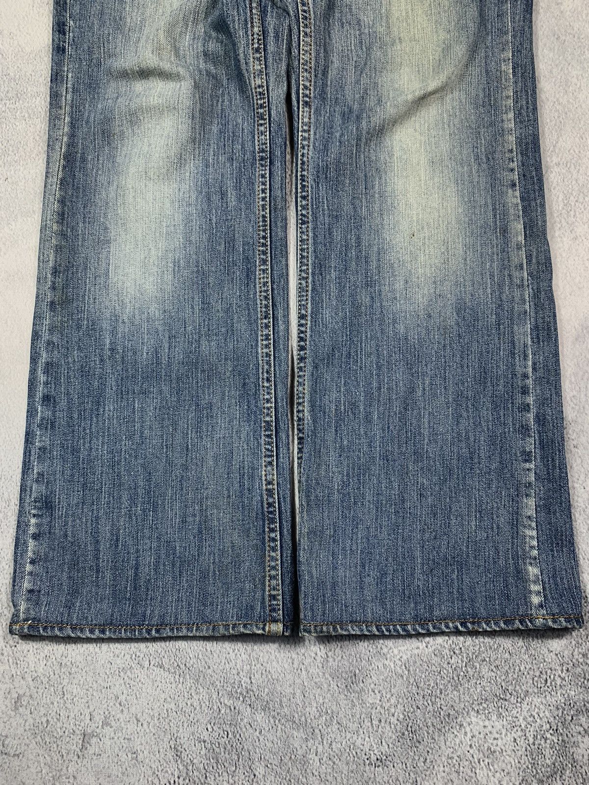 Giorgio Armani × Vintage Vintage Y2K Giorgio Armani faded straight jeans streetwear Size US 30 / EU 46 - 5 Thumbnail