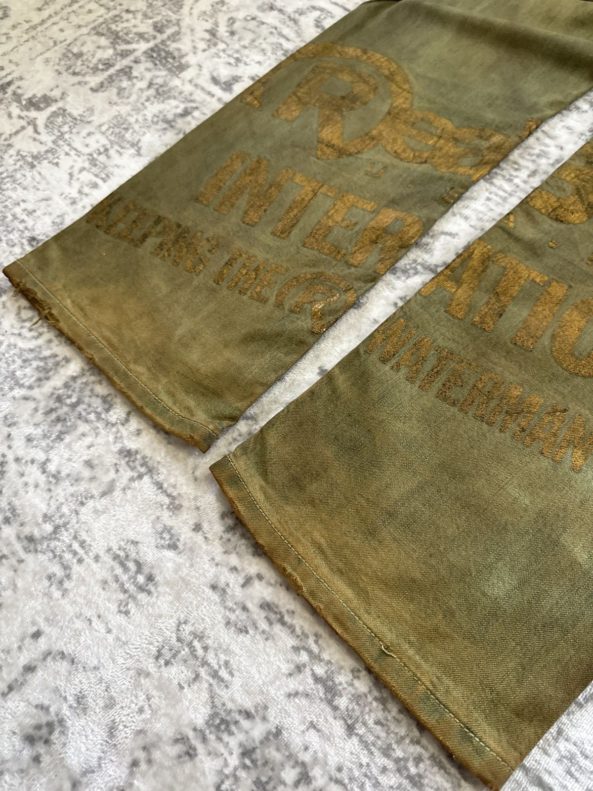 Carhartt RealBvoice Japan Mud Wash Overprint Carpenter Baggy Jeans Size US 34 / EU 50 - 7 Thumbnail