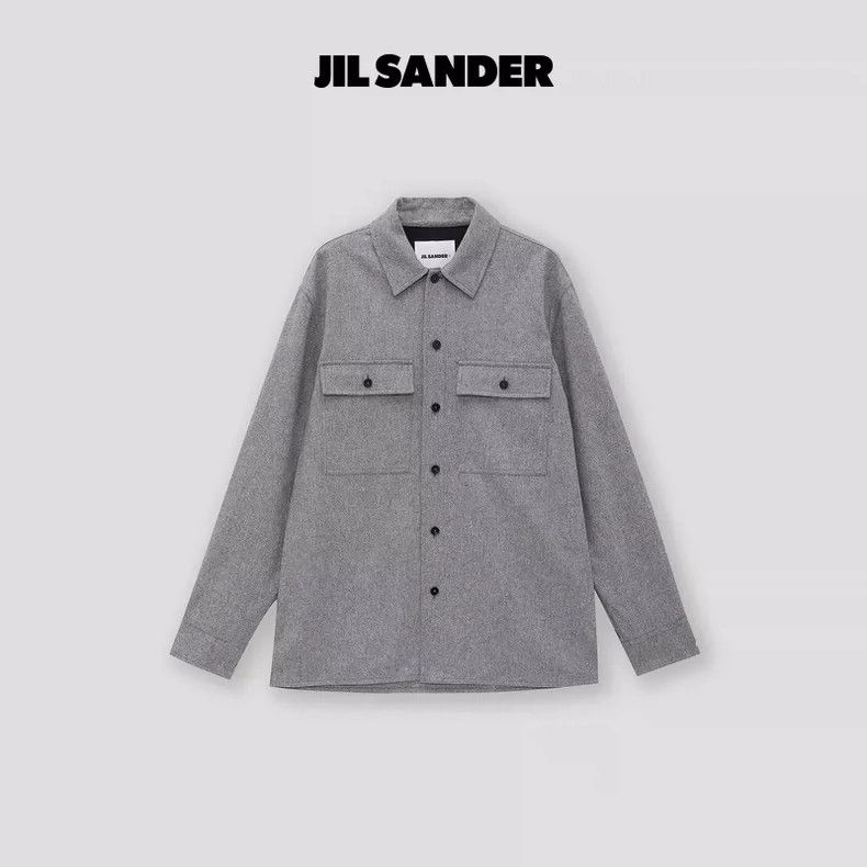 Jil Sander Jil Sander Wool silhouette shirt jacket Size US S / EU 44-46 / 1 - 1 Thumbnail