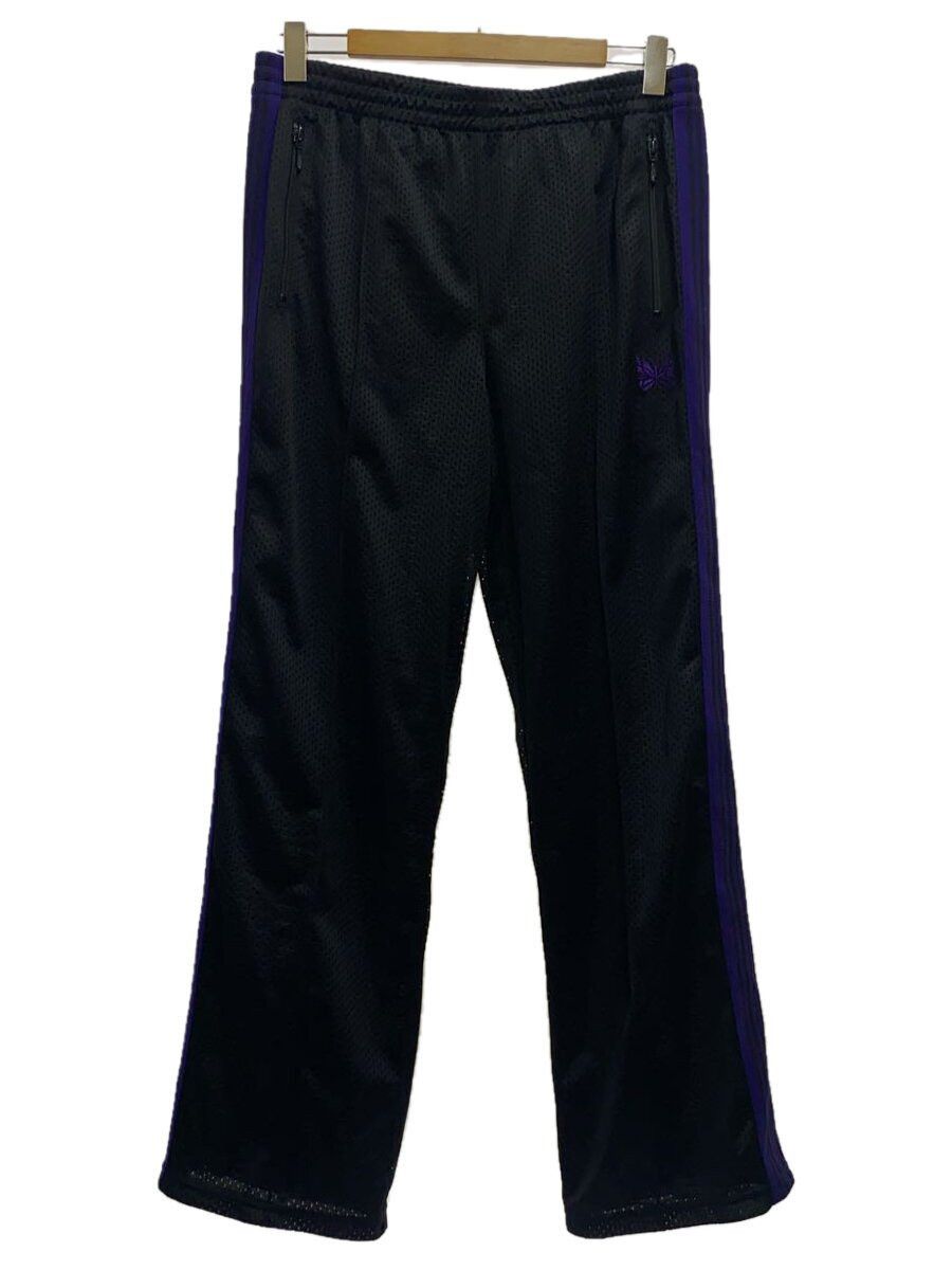 NEEDLES Track Pants Straight Black x Purple lines JO346 Size