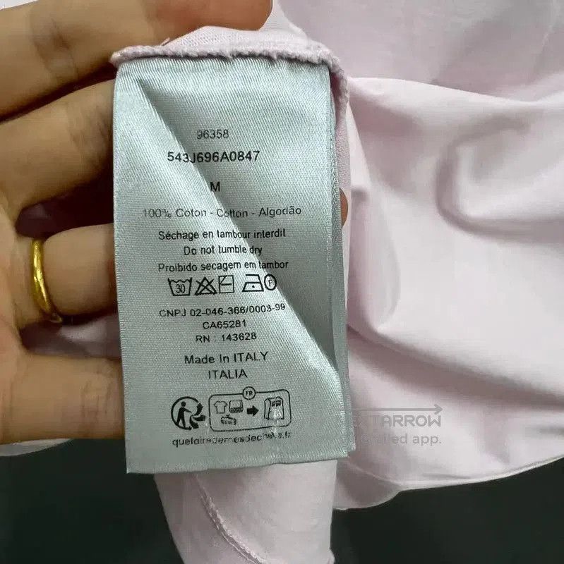 Dior Dior Pink Cotton Short Sleeve T. Size M / US 6-8 / IT 42-44 - 4 Thumbnail