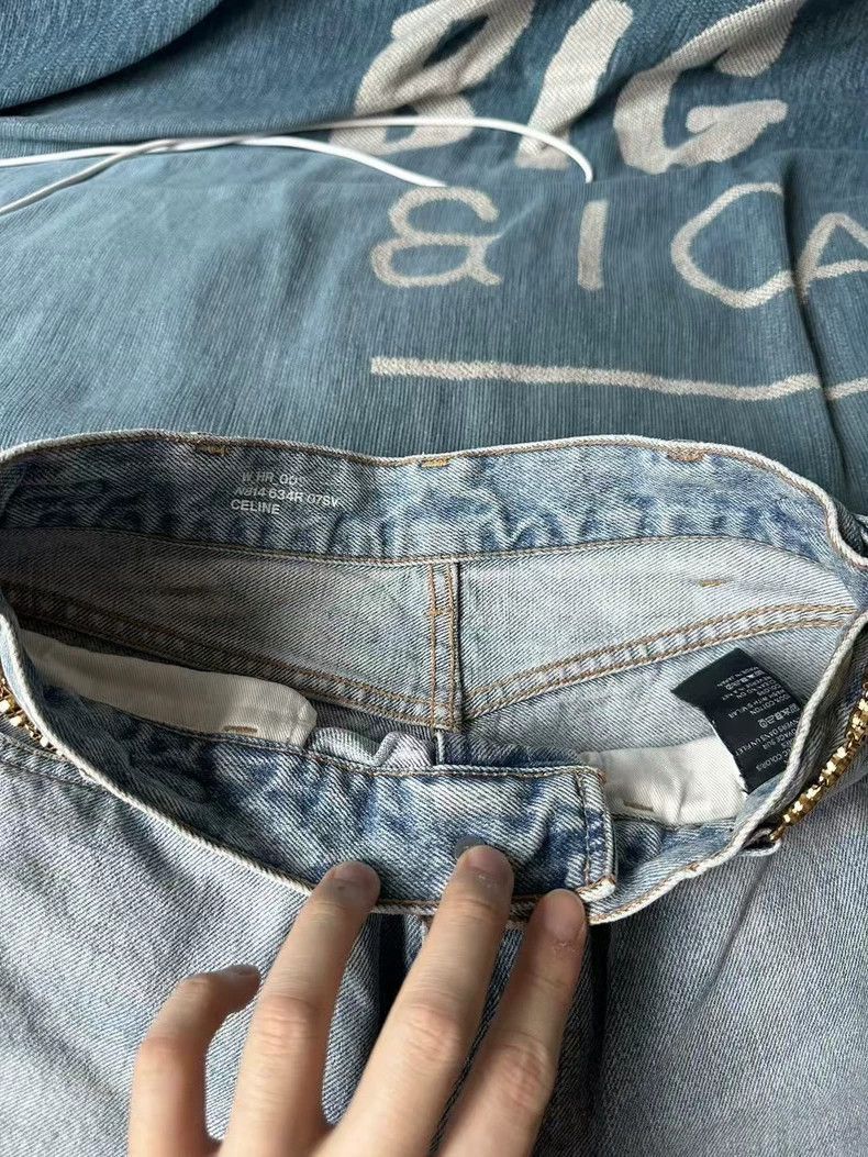 Celine Celine Wash Denim Jeans Size 27 Size US 27 - 4 Thumbnail