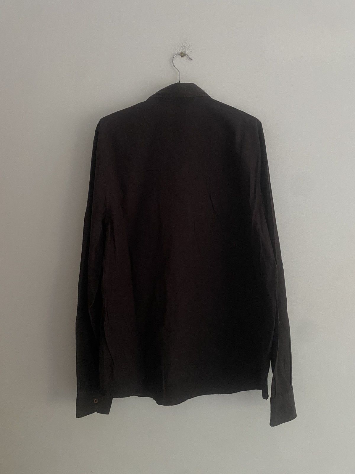 Designer × Moschino × Vintage Vintage Moschino Dark Brown Corduroy Pockets Shirt Size US XL / EU 56 / 4 - 4 Thumbnail