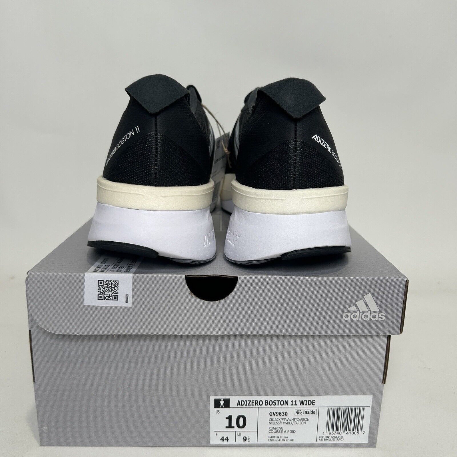 Adidas Adidas Adizero Boston 11 Marathon Race “Black Sail” 2024 Size US 10 / EU 43 - 4 Thumbnail