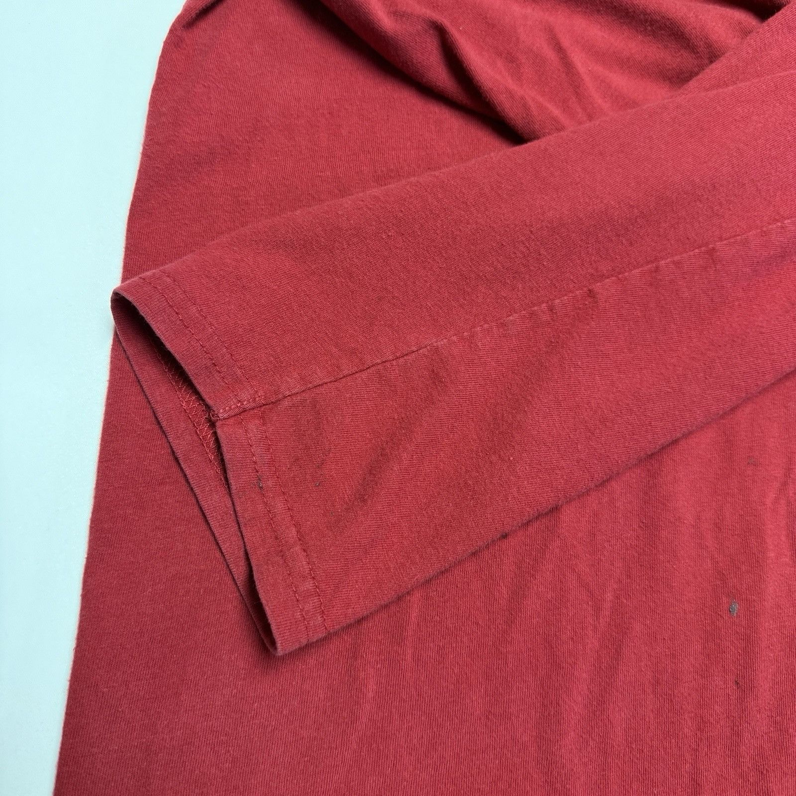 Polo Ralph Lauren Vintage Polo Jeans Co T Shirt Mens Large 23x29.5 Red Long Sl Size US L / EU 52-54 / 3 - 9 Thumbnail