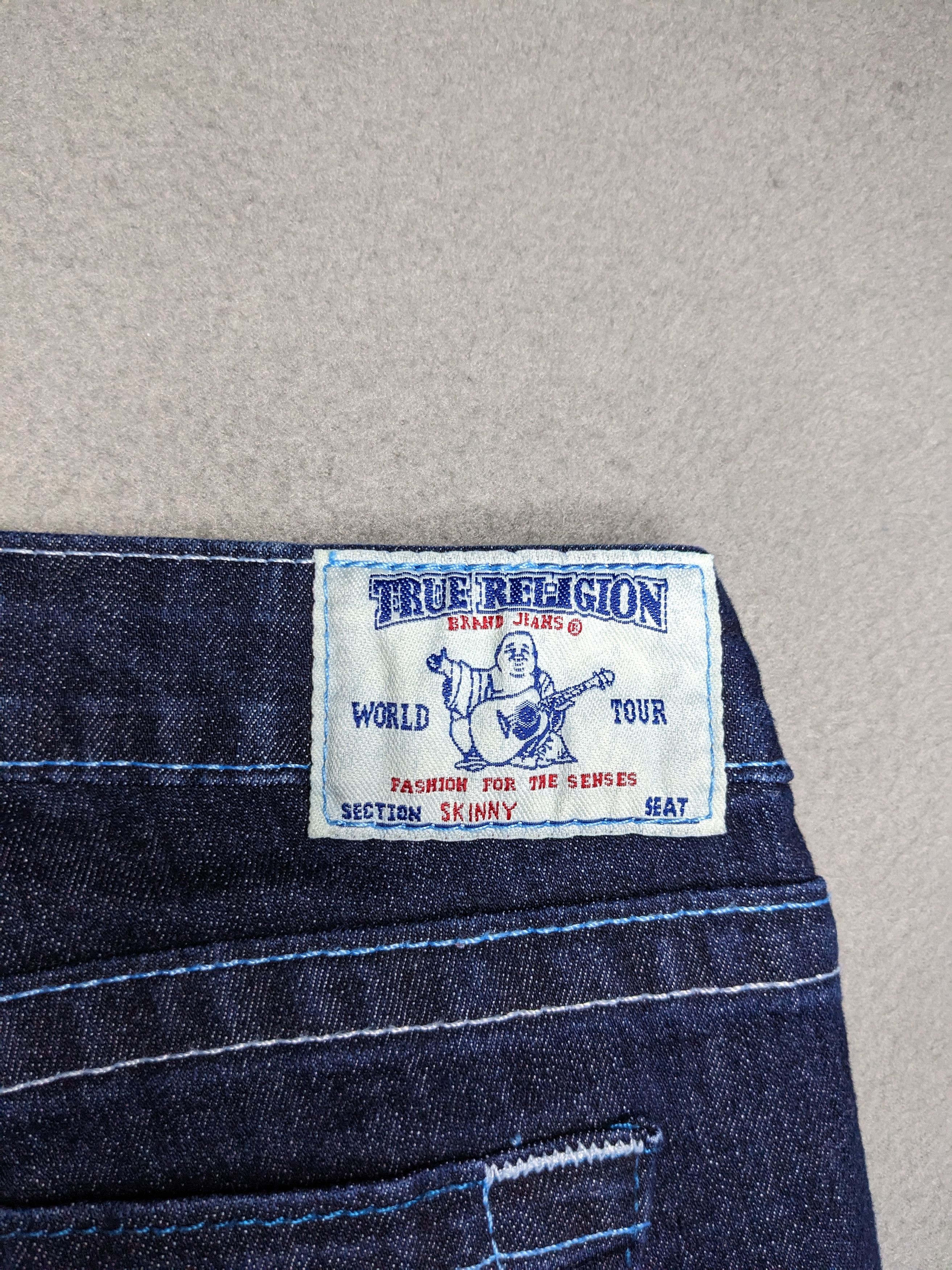 True Religion True Religion Low Rise Skinny Jeans 28x32 Slim Denim Y2K USA Size 28" / US 6 / IT 42 - 6 Thumbnail