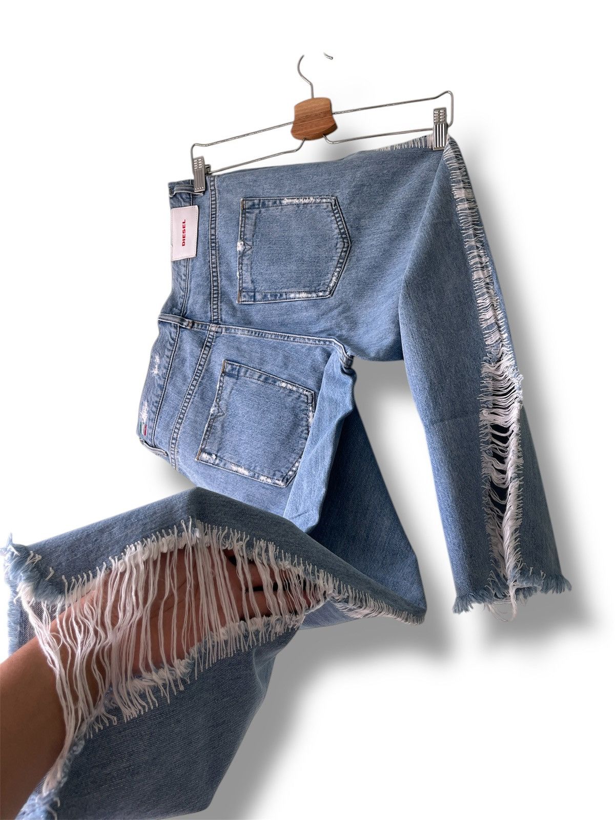 Designer × Diesel Diesel industry Distressed Jeans Size 31" - 1 Thumbnail