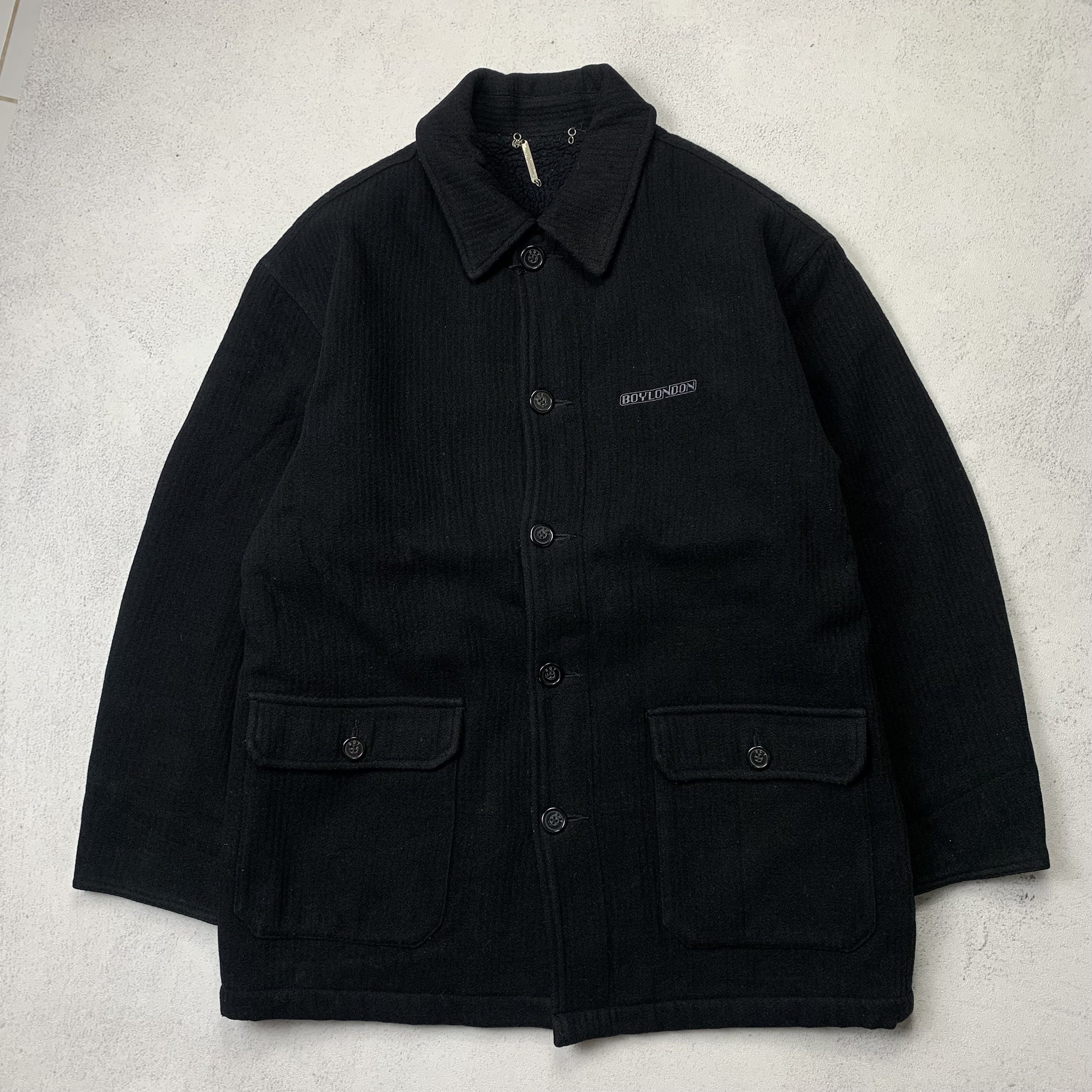 Boy London Vintage Boy London Wool Chore Jacket Coat Size US L / EU 52-54 / 3 - 2 Thumbnail