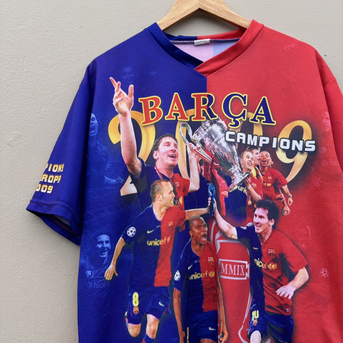 Vintage Vintage messi barcelona rare jersey Size US XL / EU 56 / 4 - 2 Thumbnail