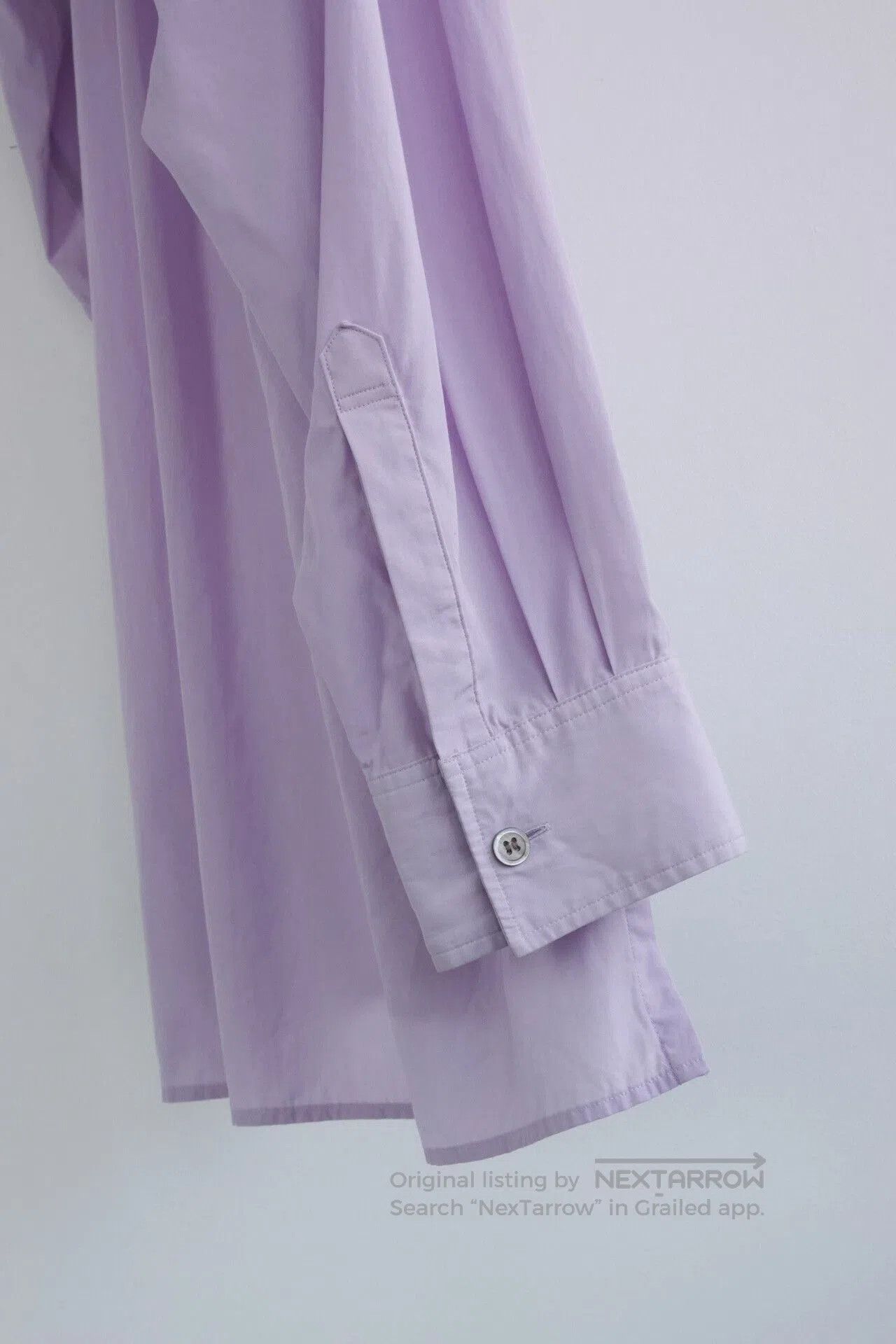 Yohji Yamamoto Elegant Purple Embroidered Shirt by Yohji Yamamoto. Size US XL / EU 56 / 4 - 5 Thumbnail