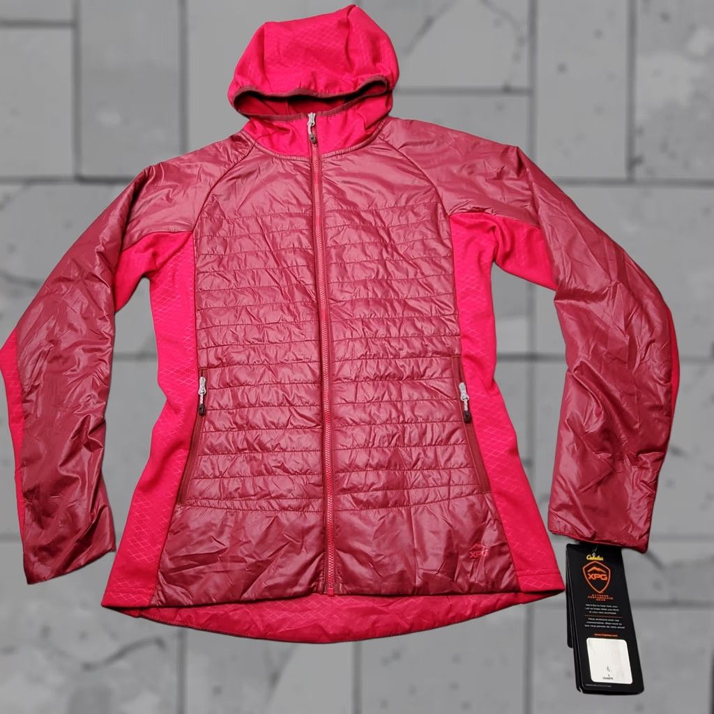 Vintage Cabela's Women's XPG PrimaLoft Nylon Red Puffer Packable Repel Jacket S Womens Jacket Packable, Nylon Red, XPG, Travel, Casual, Workwear, Outdoors Size S / US 4 / IT 40 - 1 Thumbnail