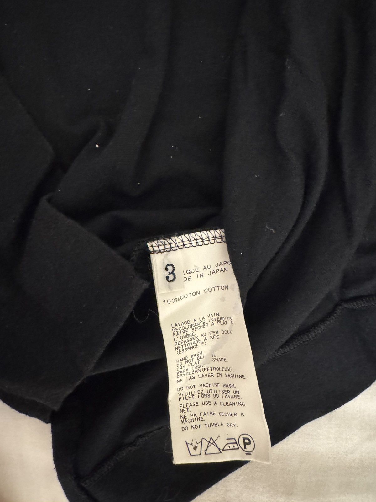 Yohji Yamamoto yohji yamamoto pour homme Three-dimensional pattern tshirt Size US L / EU 52-54 / 3 - 6 Thumbnail