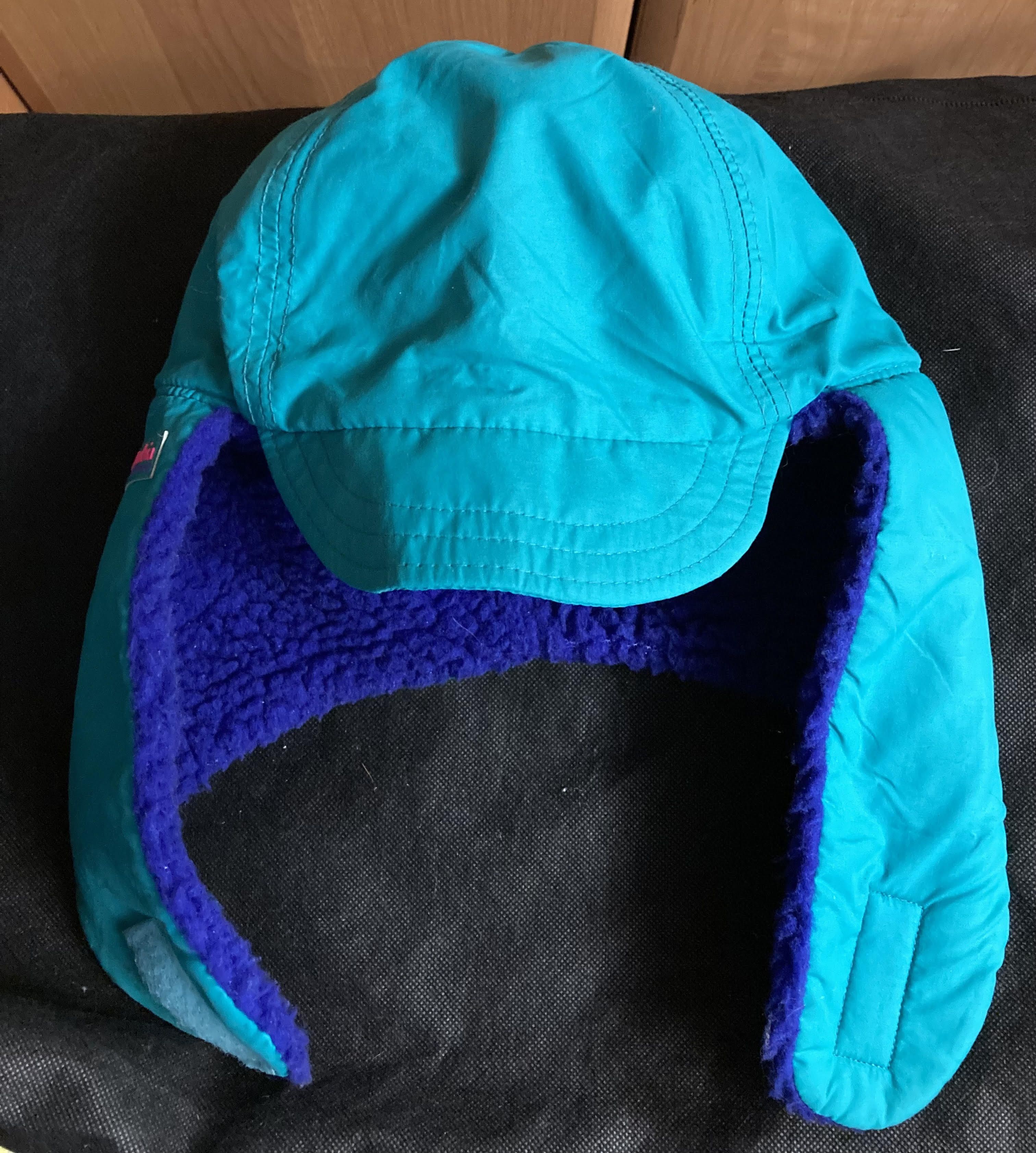 Columbia × Vintage Vintage Columbia Hat Sherpa Lined Ski Snow Trapper 80-90s. Size ONE SIZE - 2 Thumbnail