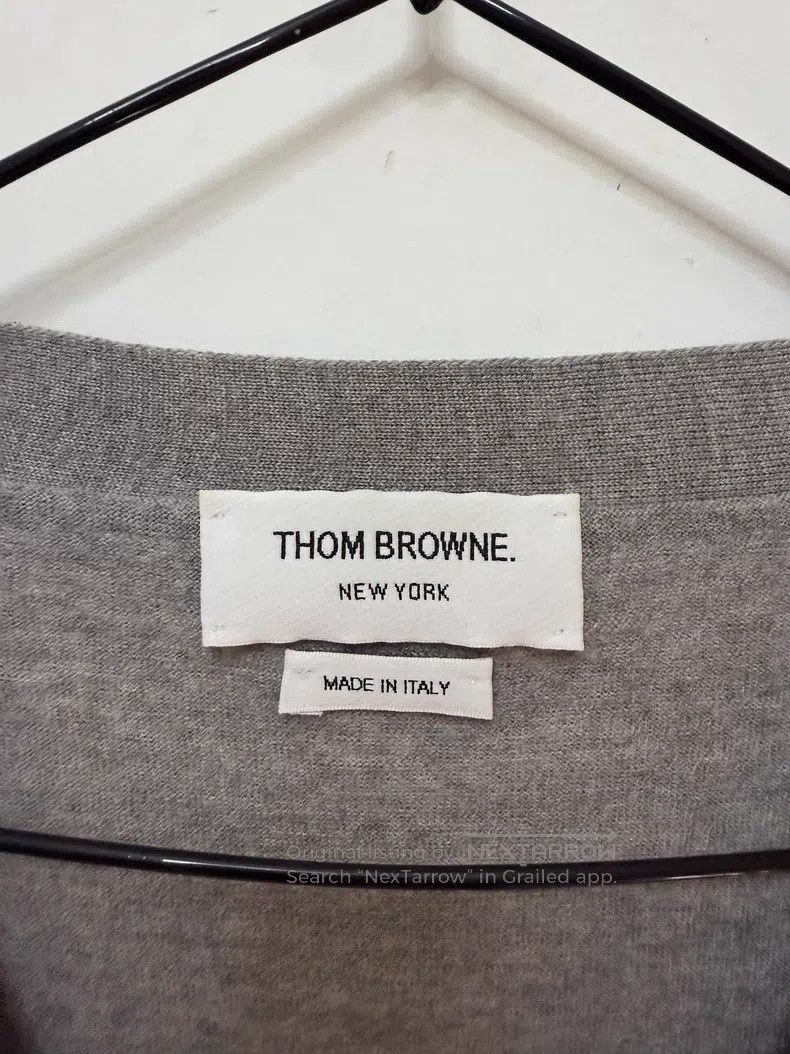 Thom Browne Thom Browne Spring and Autumn Sweater Gray Size US XS / EU 42 / 0 - 3 Thumbnail
