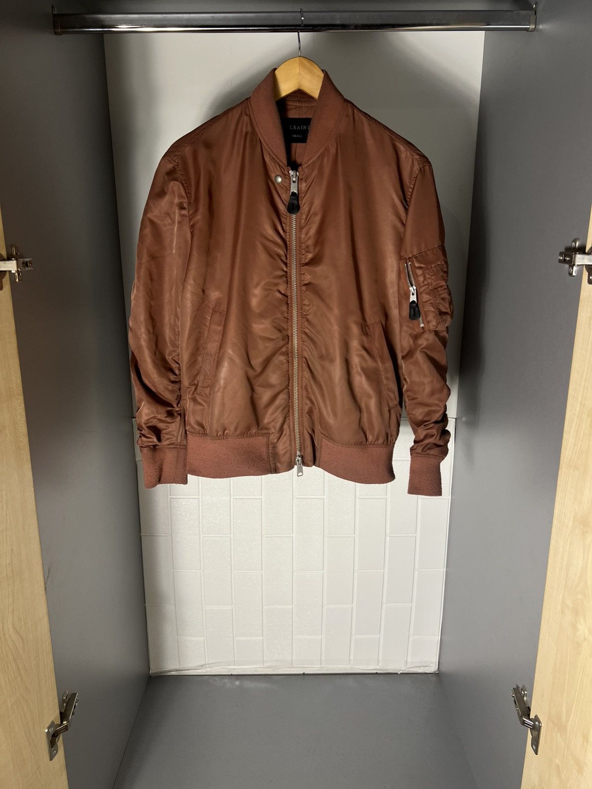 Allsaints VINTAGE ALLSAINTS MY BOMBER TALON ZIP JACKET DESIGNER Y2K Size US S / EU 44-46 / 1 - 5 Thumbnail