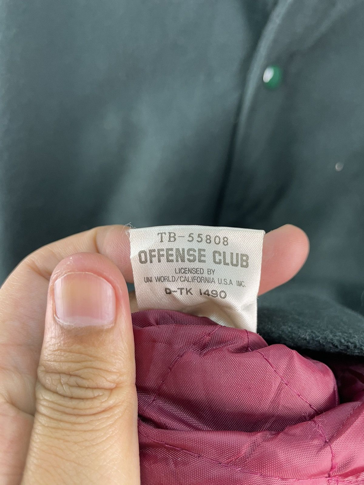 Japanese Brand Vintage 80s Offense Club Wool Varsity Jacket Letterman Size US XL / EU 56 / 4 - 5 Thumbnail
