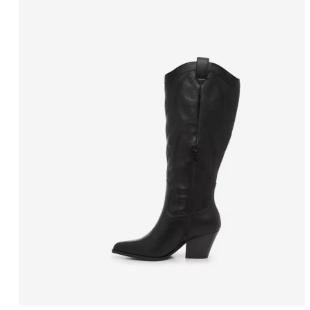 No. 6 Mix No. 6 Leeah Wide Calf Cowboy Boot 10M Size US 10 / IT 40 - 3 Thumbnail