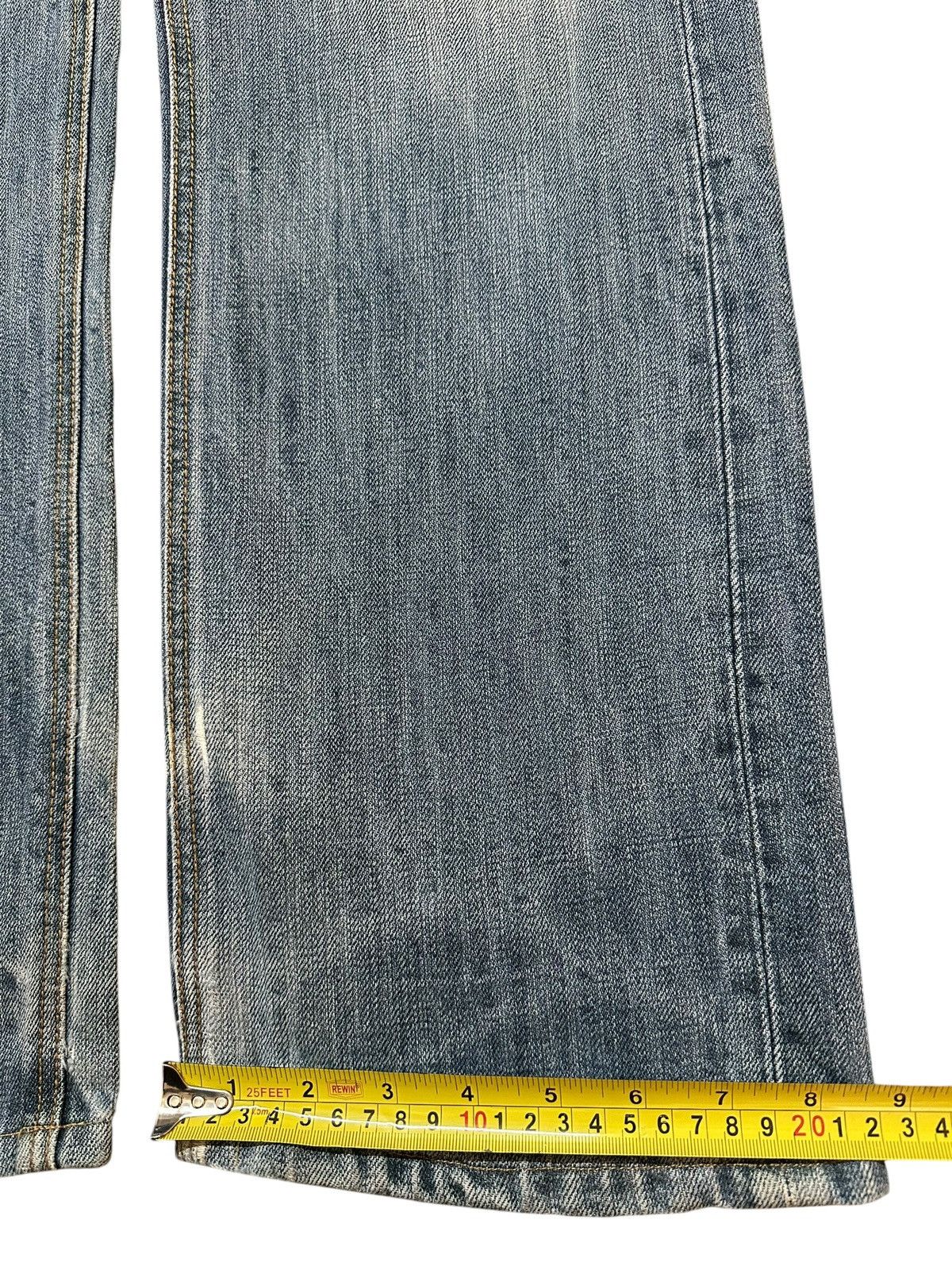 Lee Vintage Lee Buckle Style Faded Wash Distressed Baggy Jeans Size US 30 / EU 46 - 16 Thumbnail