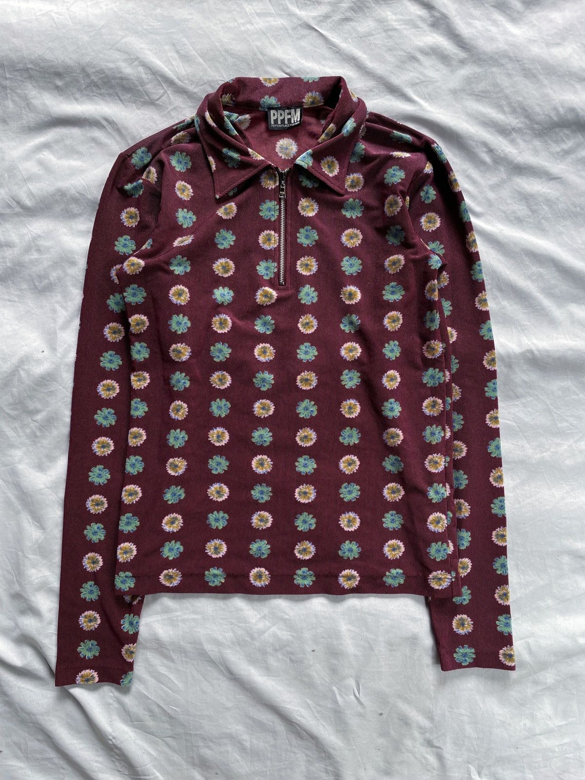 PPFM PPFM FLOWERS PRINTED LONG SLEEVE Size US S / EU 44-46 / 1 - 1 Thumbnail