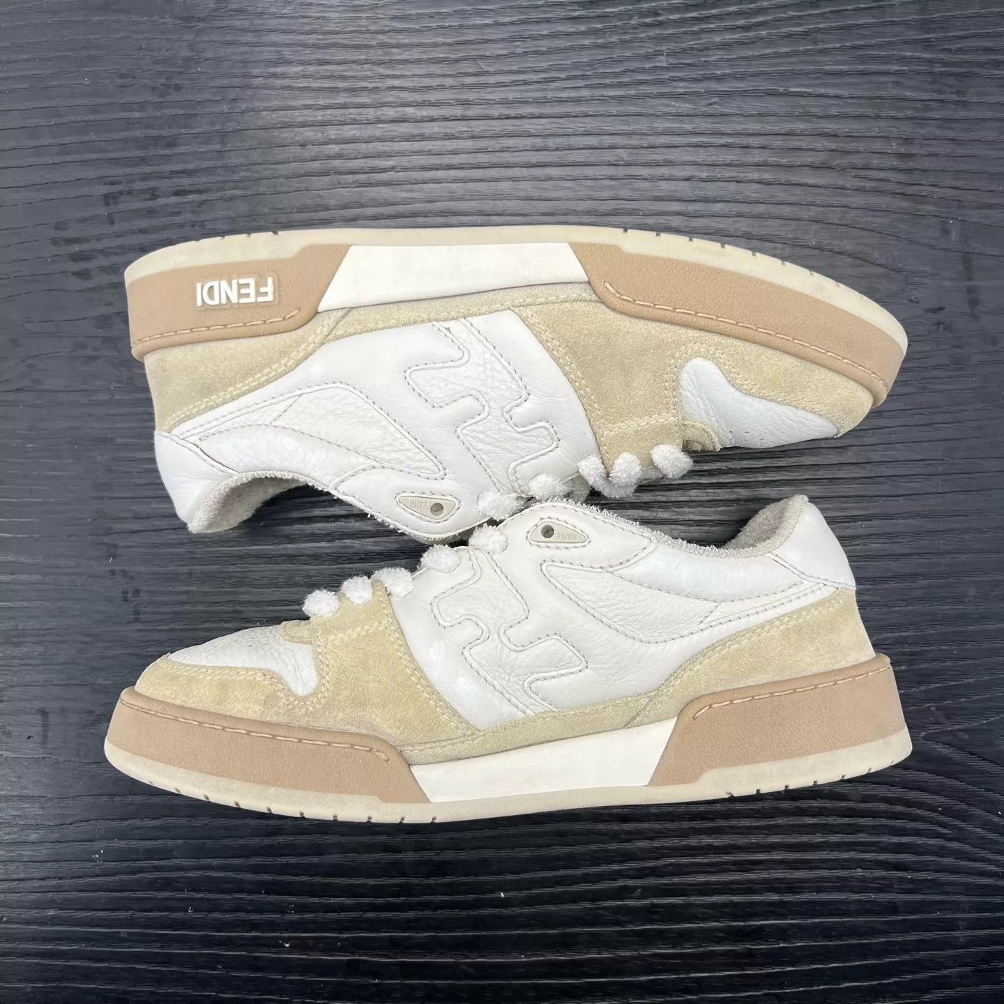 Fendi Fendi Match Gray & White 39 Boxed New Size US 8.5 / IT 38.5 - 2 Thumbnail