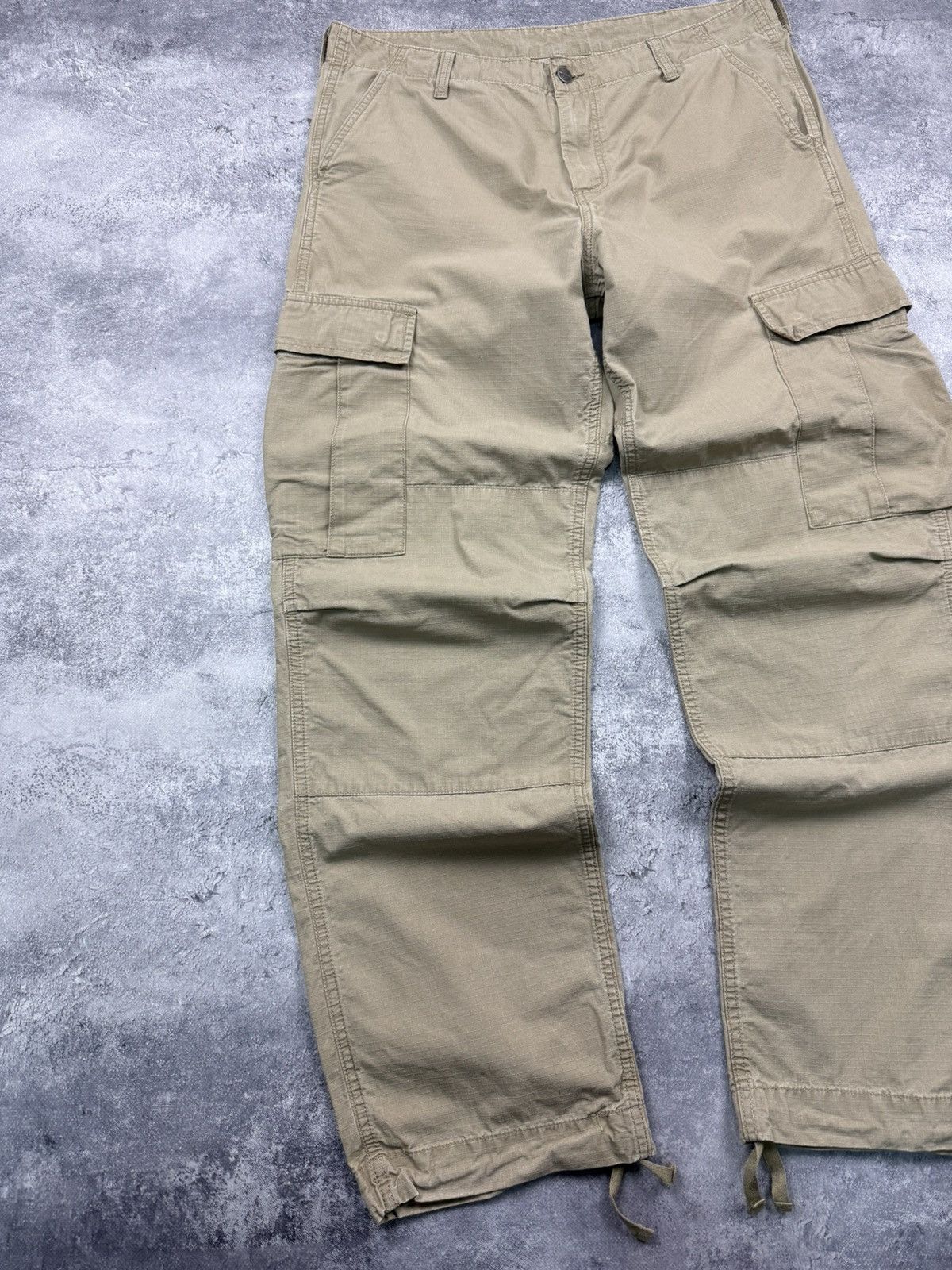 Carhartt Vintage Carhartt Cargo Pants Beige Work Regular Baggy Y2K Size US 34 / EU 50 - 16 Thumbnail