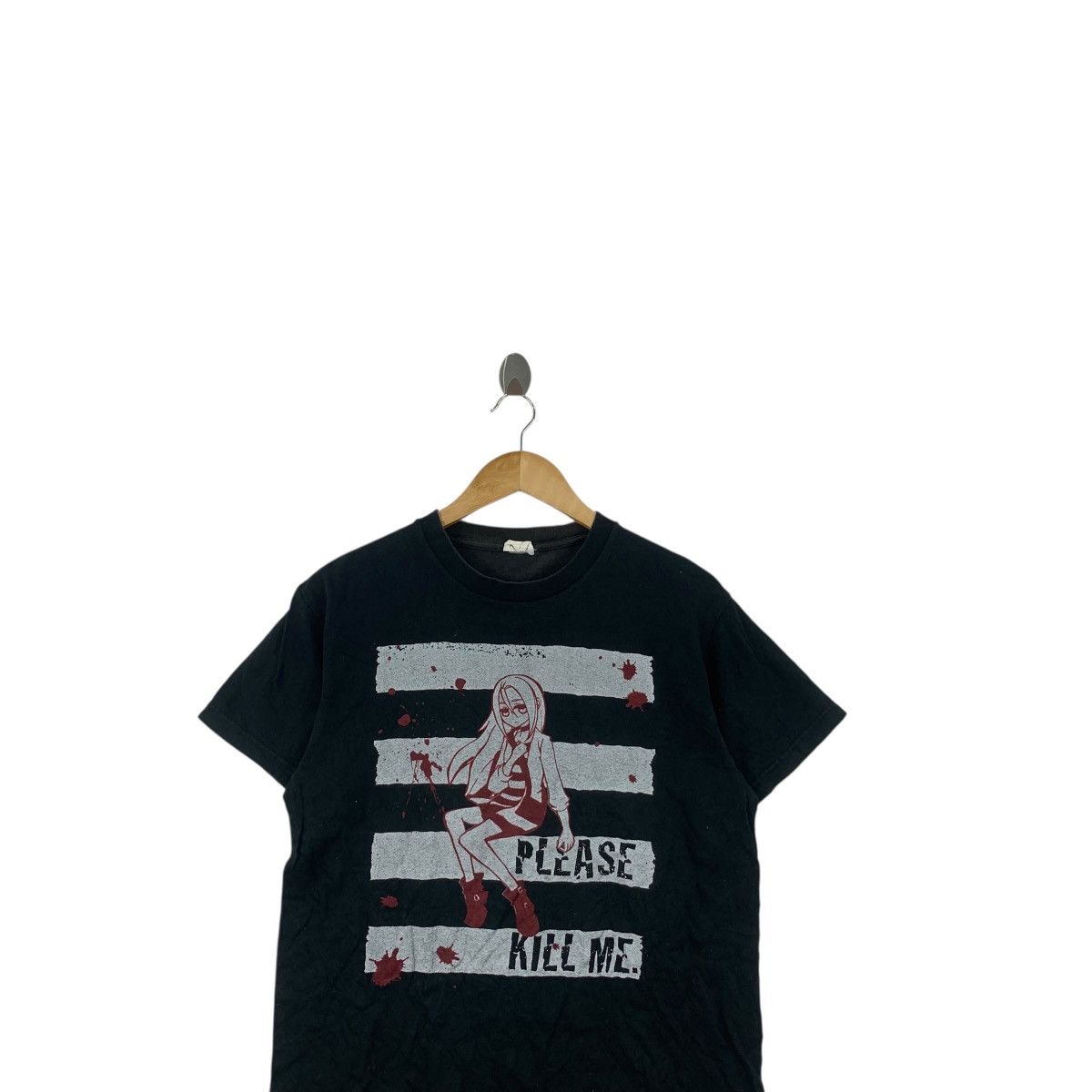 Anime SATSURIKU NO TENSHI Angels Of Death Game Tee Shirt Top Size US M / EU 48-50 / 2 - 2 Thumbnail