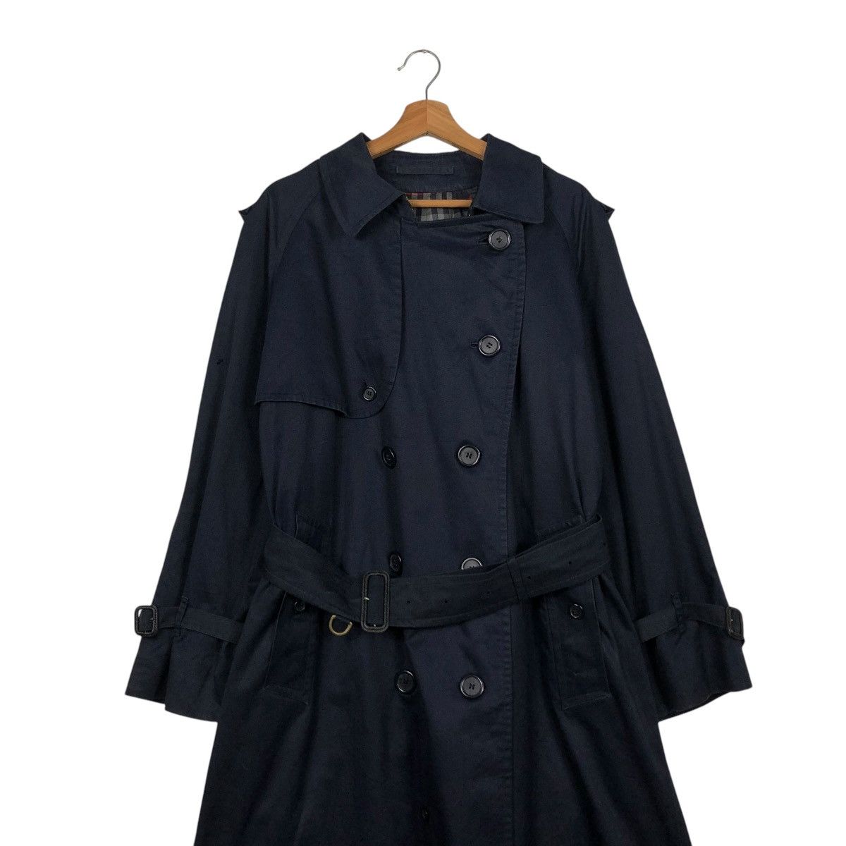 Burberry 🔥VINTAGE BURBERRYS MADE IN ENGLAND TRENCH COAT NOVA CHECK Size US M / EU 48-50 / 2 - 6 Thumbnail