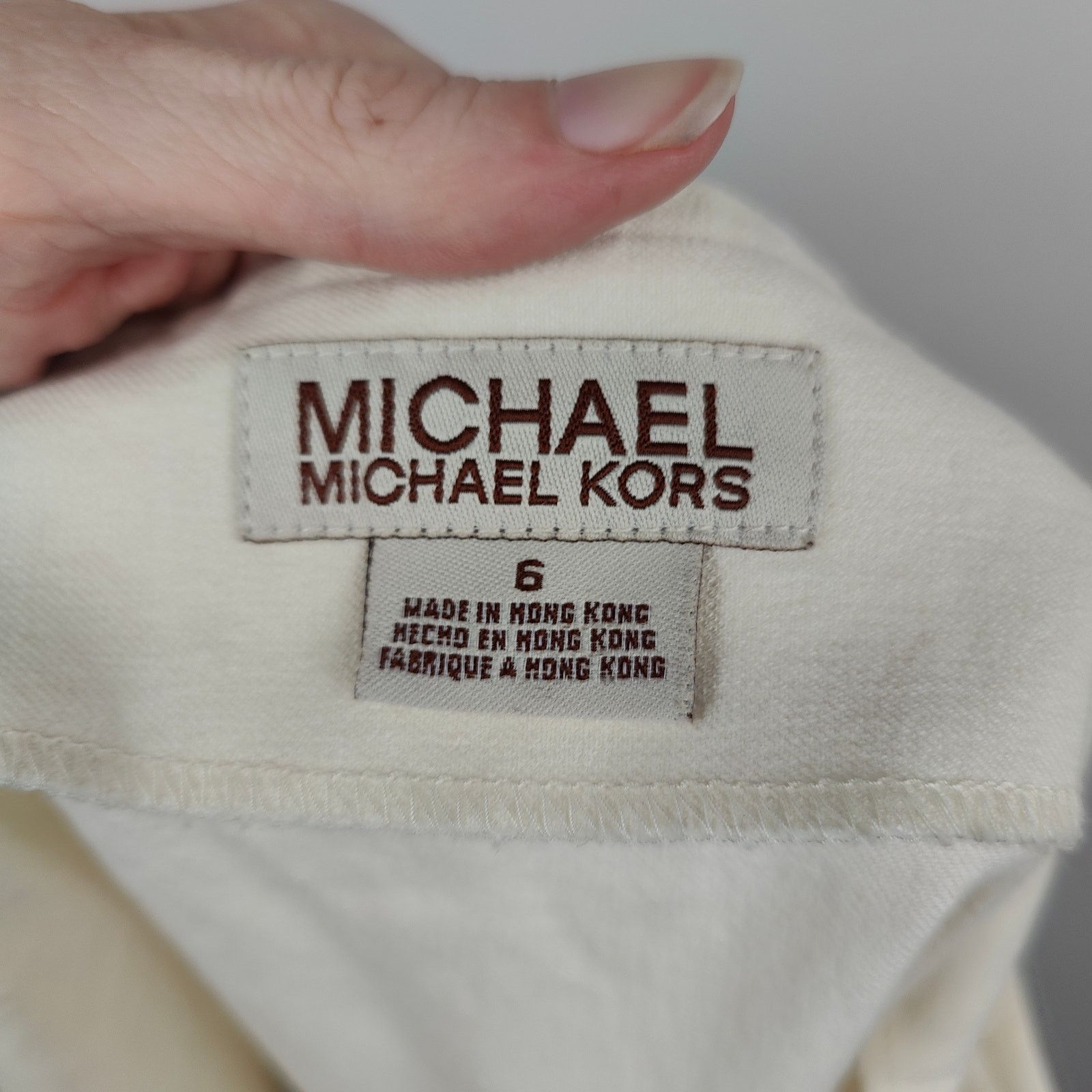 Other Vintage Y2K Michael Michael Kors Leather Swivel Lock Skirt Size 28" / US 6 / IT 42 - 8 Thumbnail