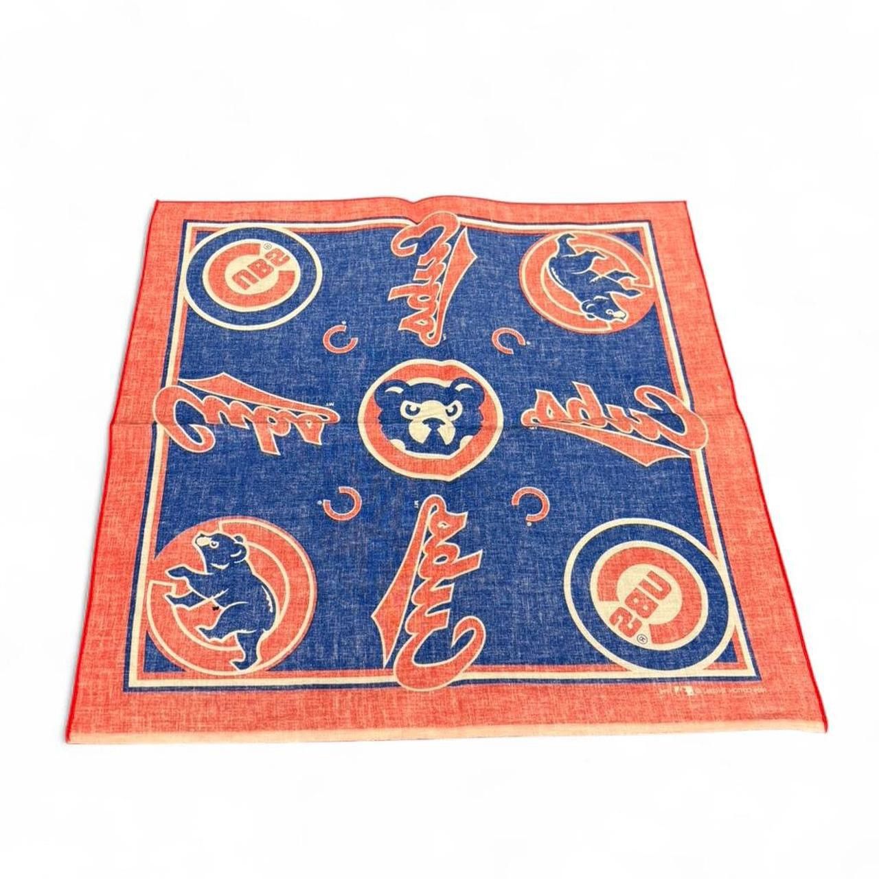 MLB Vintage 1995 Chicago Cubs bandana handkerchief Size ONE SIZE - 3 Thumbnail