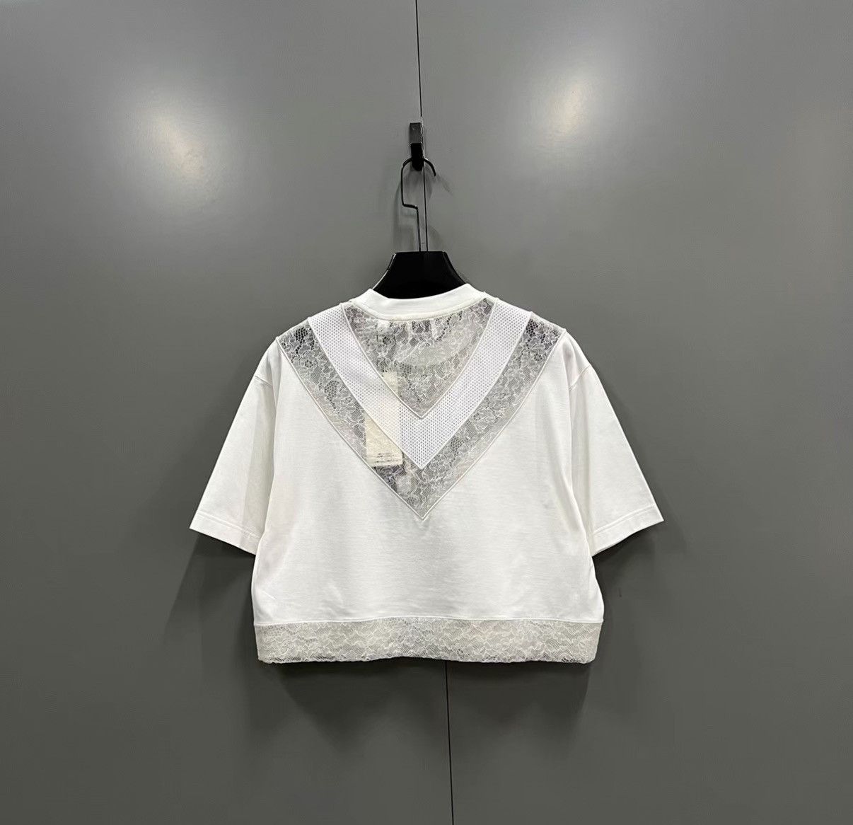 Burberry Burberry White Paneled Crew Neck Short Sleeve J41 Size XS / US 0-2 / IT 36-38 - 2 Thumbnail
