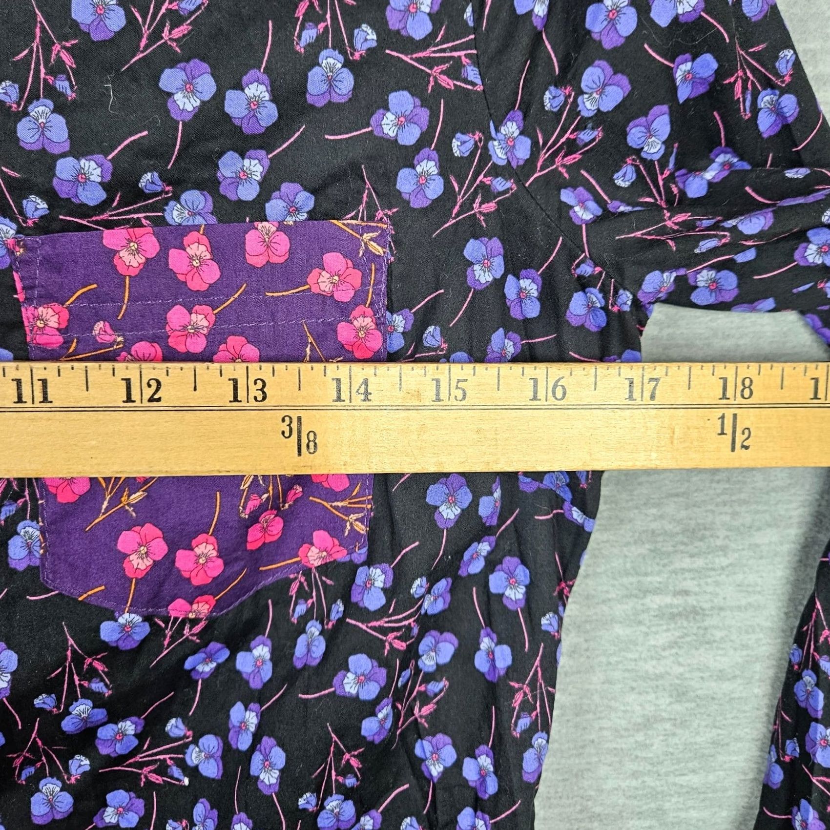 J.Crew VINTAGE J.CREW Button-Up Shirt Purple Slim 00 Womens Cotton Blend Slimming Long Sleeve Cardigan? Size XXS / US 00 / IT 34 - 4 Thumbnail