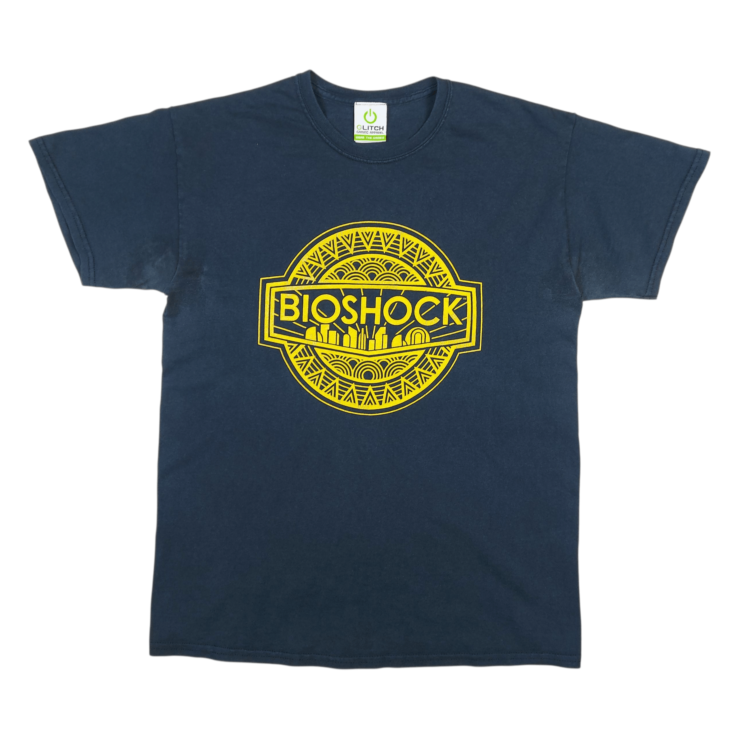 Microsoft Vintage 2007 BioShock Logo Glitter Glitch Gaming TEE Size US M / EU 48-50 / 2 - 1 Thumbnail