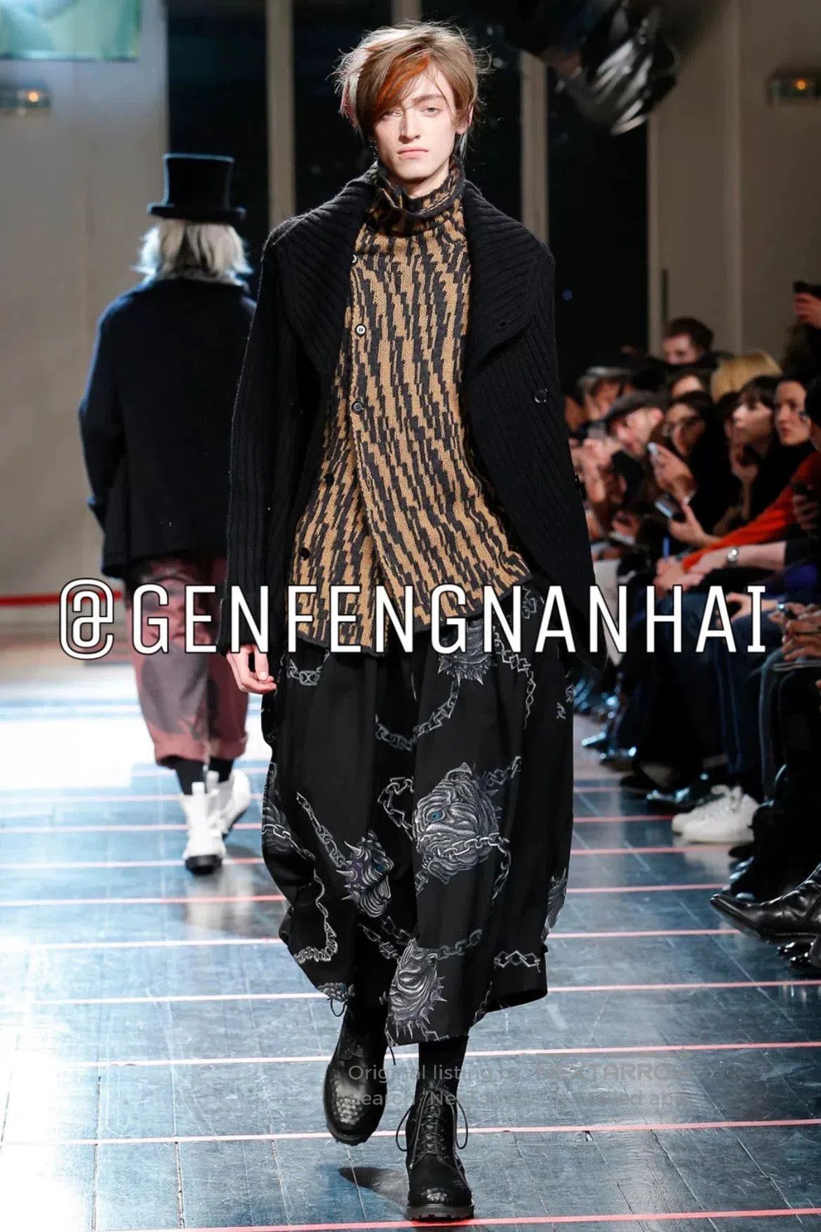 Yohji Yamamoto Chain Lantern Pants.