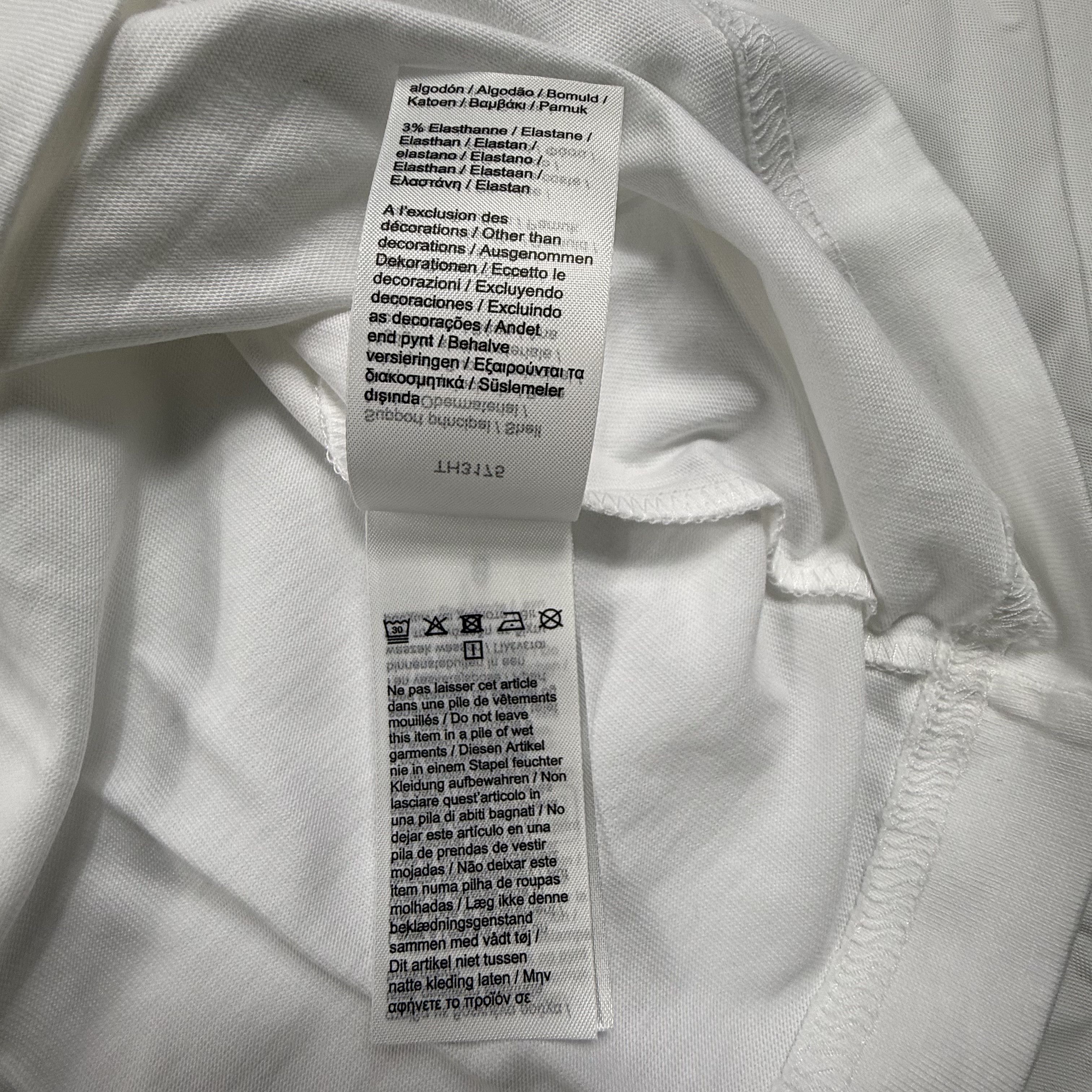 CLOT × Lacoste Lacoste x CLOT White Blue Crocodile Graphic T-Shirt XL NEW Size US XL / EU 56 / 4 - 4 Thumbnail