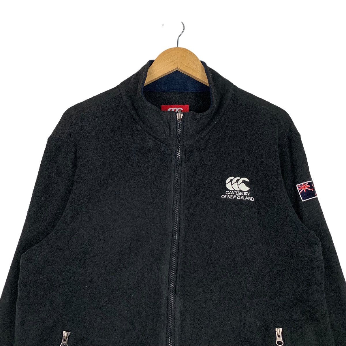 Canterbury of New Zealand CANTERBURY Embroidery Logo Zipper Fleece Jacket #1020-C46 Size US L / EU 52-54 / 3 - 2 Thumbnail