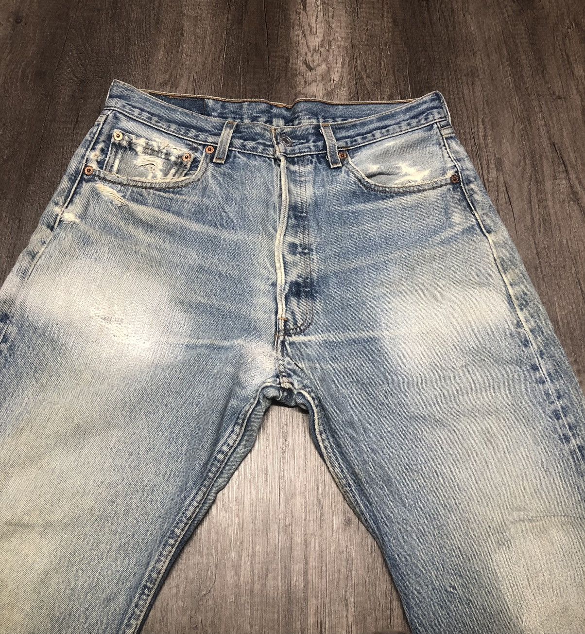 Levi's Vintage Clothing Levi's 501 Stamp Button 190 Size US 32 / EU 48 - 12 Thumbnail