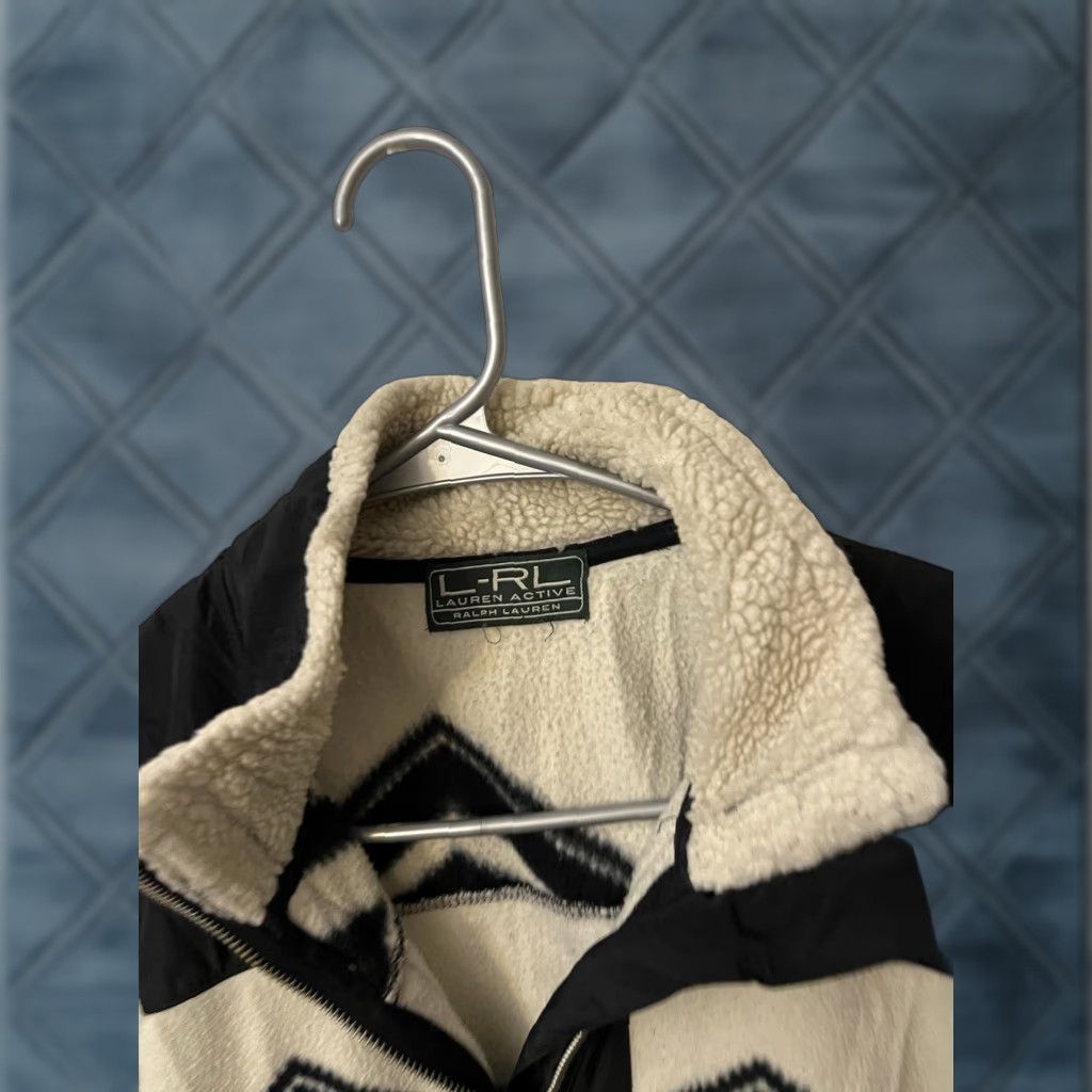 Ralph Lauren Ralph Lauren LRL Jacket Womens Medium Aztec Fleece Full Zip Outdoor Warm Size M / US 6-8 / IT 42-44 - 1 Thumbnail