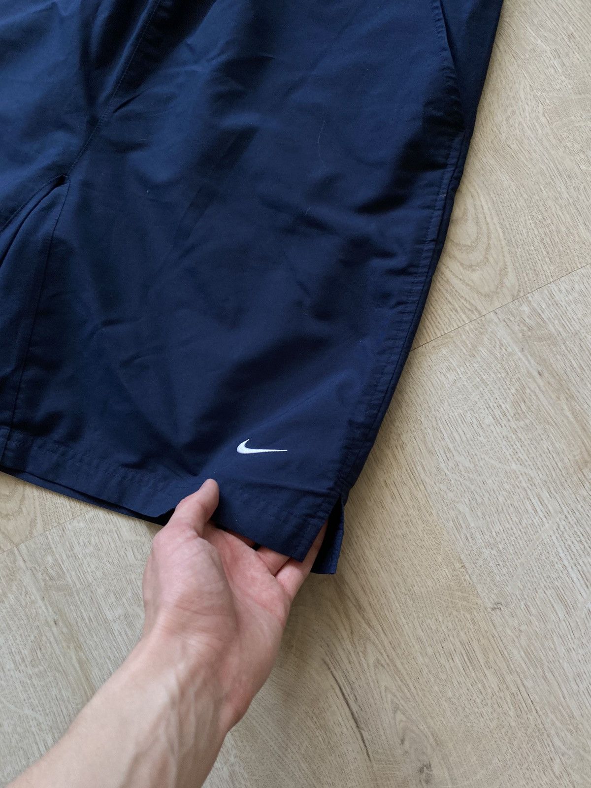 Japanese Brand × Nike × Vintage Vintage Nike Shorts Min Swoosh Drill baggy Hype Japanese Y2K Size US 34 / EU 50 - 4 Thumbnail