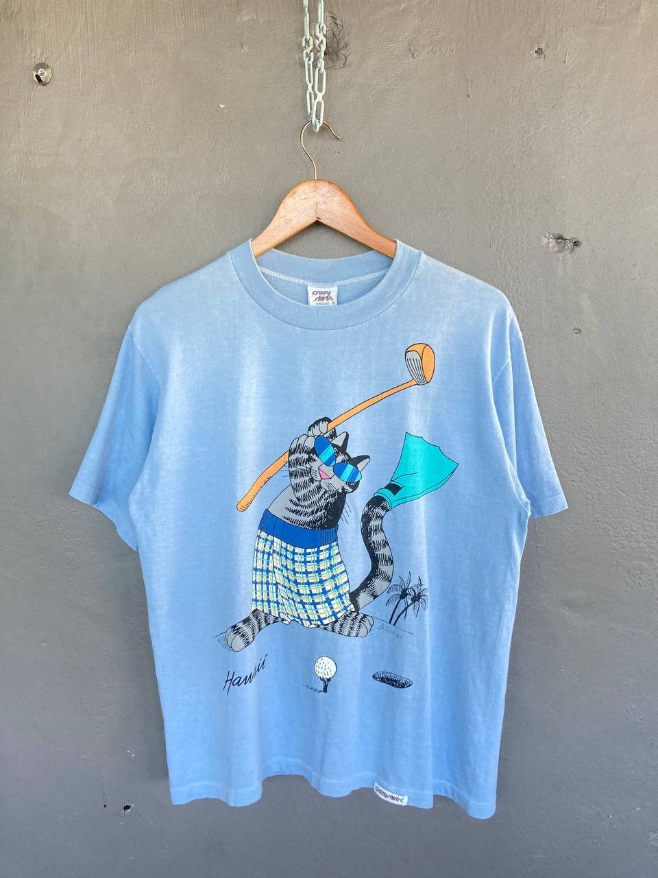 Vintage Vintage 90’s Crazy Shirt Hawaii Kliban Cat Size US M / EU 48-50 / 2 - 1 Thumbnail