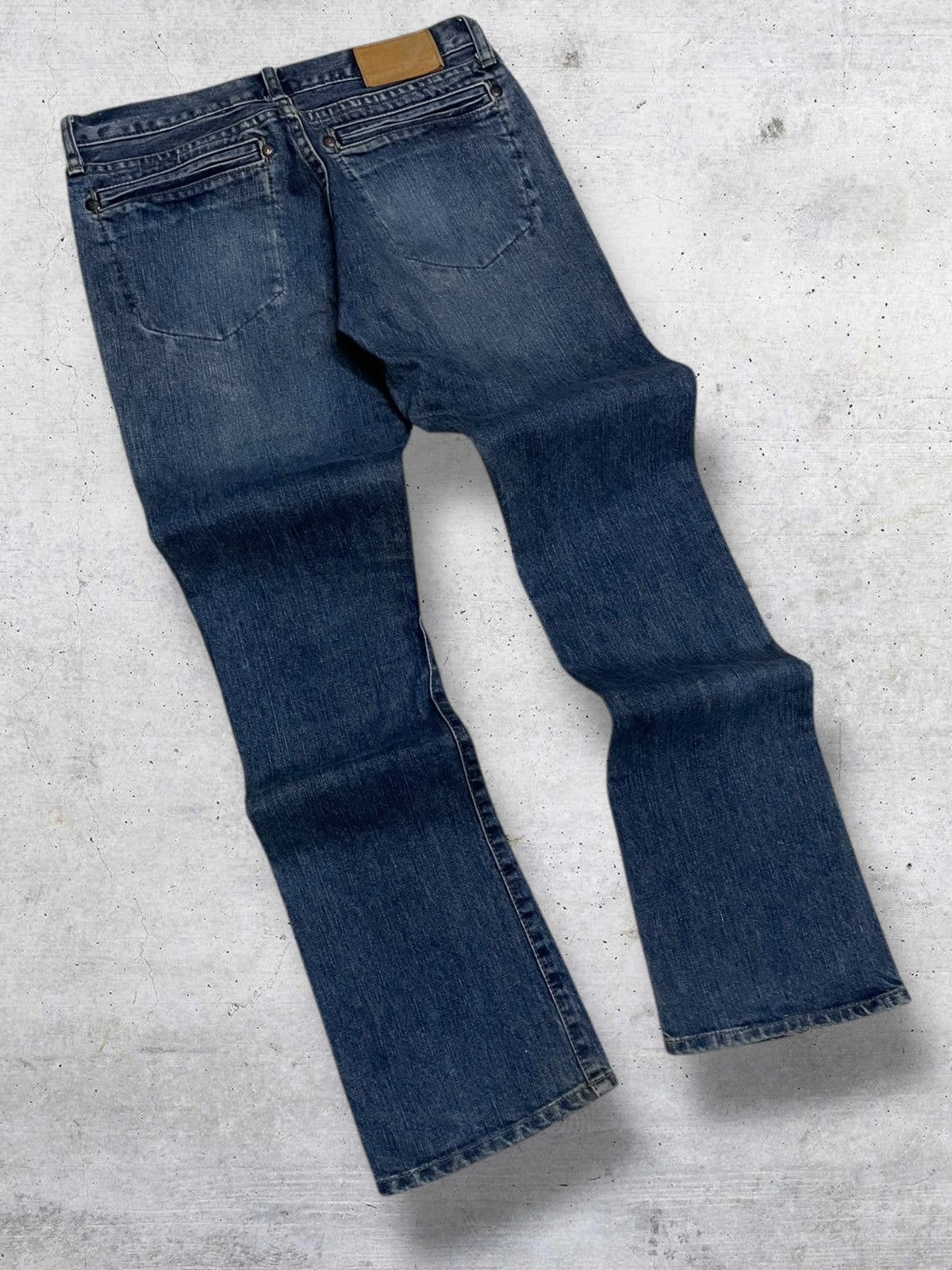 Japanese Brand VINTAGE RNA PUNK JAPAN OG 90S DESIGNER FLARED RIPPED DENIM Size US 28 / EU 44 - 11 Thumbnail