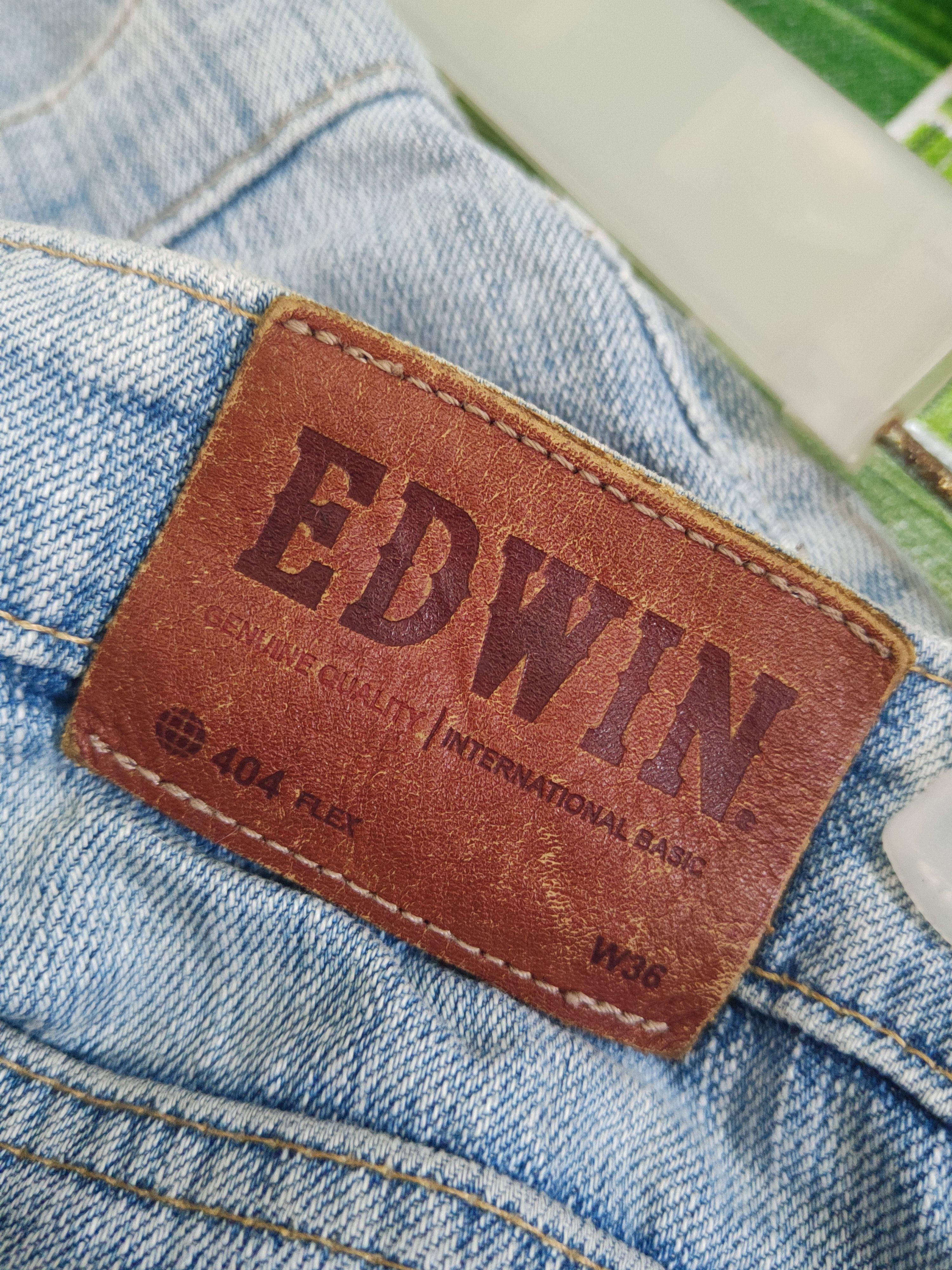 Edwin Edwin Light Blue Distressed Ripped denim Jeans #W1717 Size US 36 / EU 52 - 13 Thumbnail