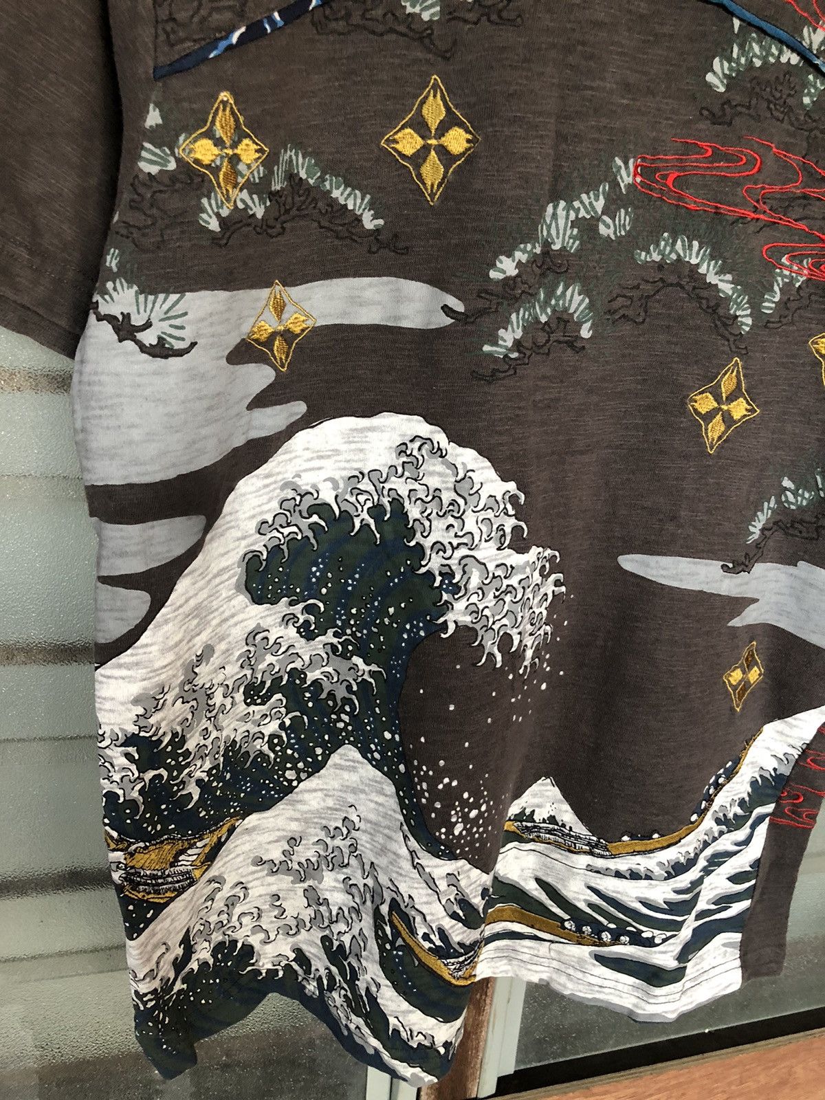JNCO Vintage Japanese Sukajan Style Rare Collar Shirt Tee Size US M / EU 48-50 / 2 - 10 Thumbnail