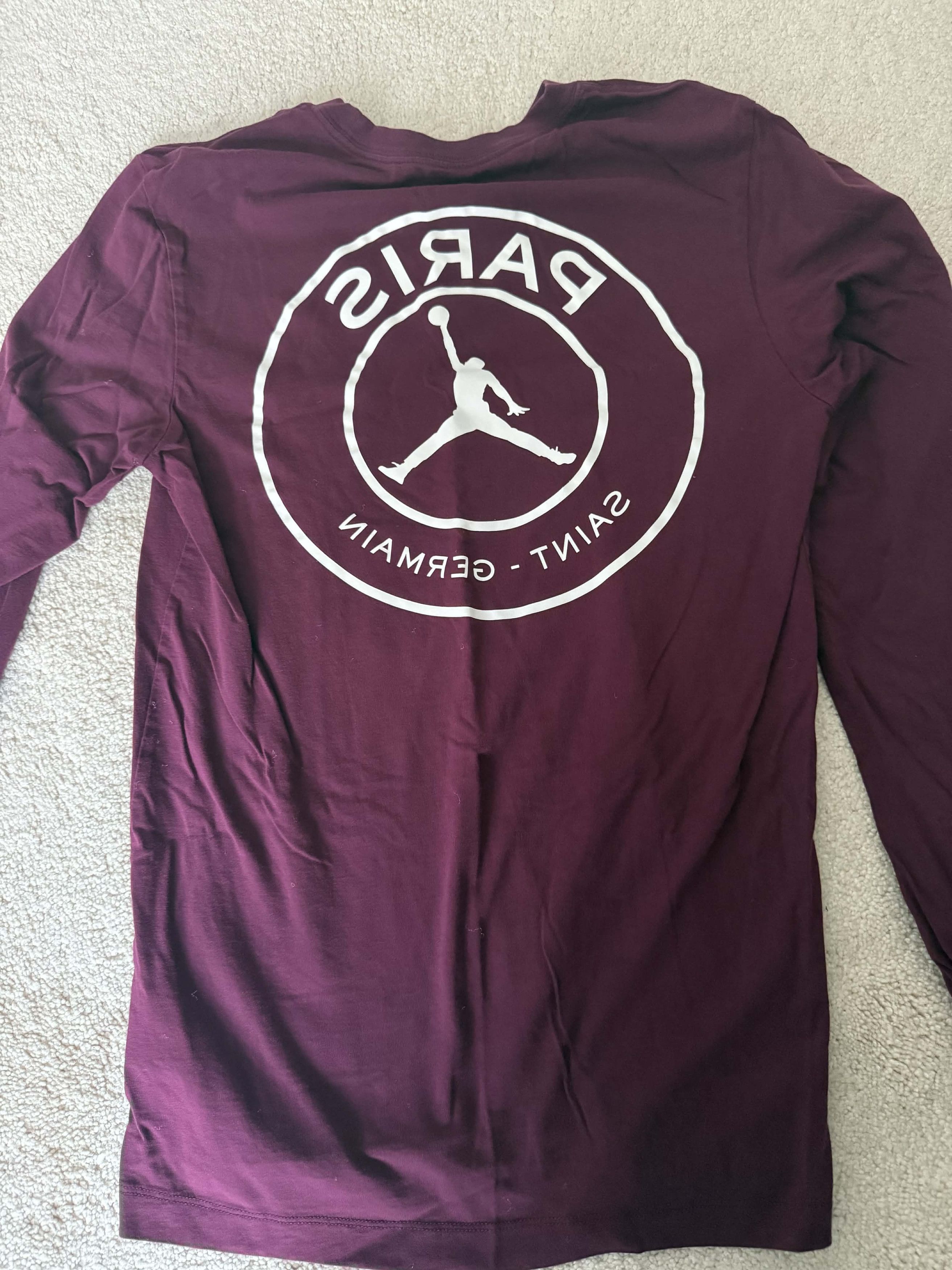 Jordan Brand PSG x Jordan Purple Long Sleeve Size US S / EU 44-46 / 1 - 4 Thumbnail