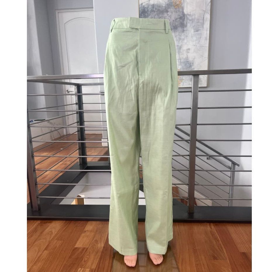 image of Rails Marnie Linen Pants In Apple in Green, Women's (Size 36)