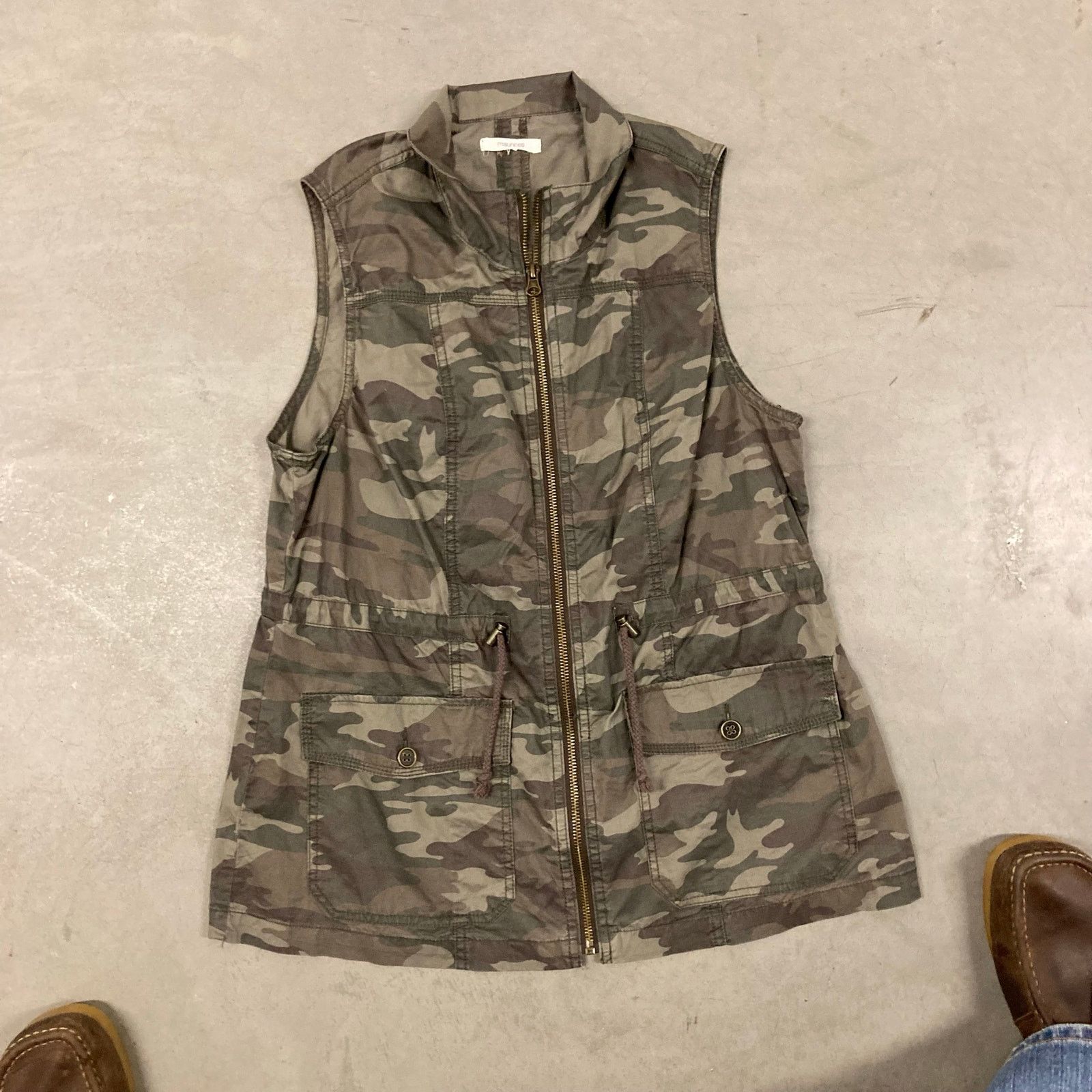 Vintage Y2K Maurices camo vest jacket Size M / US 6-8 / IT 42-44 - 2 Thumbnail